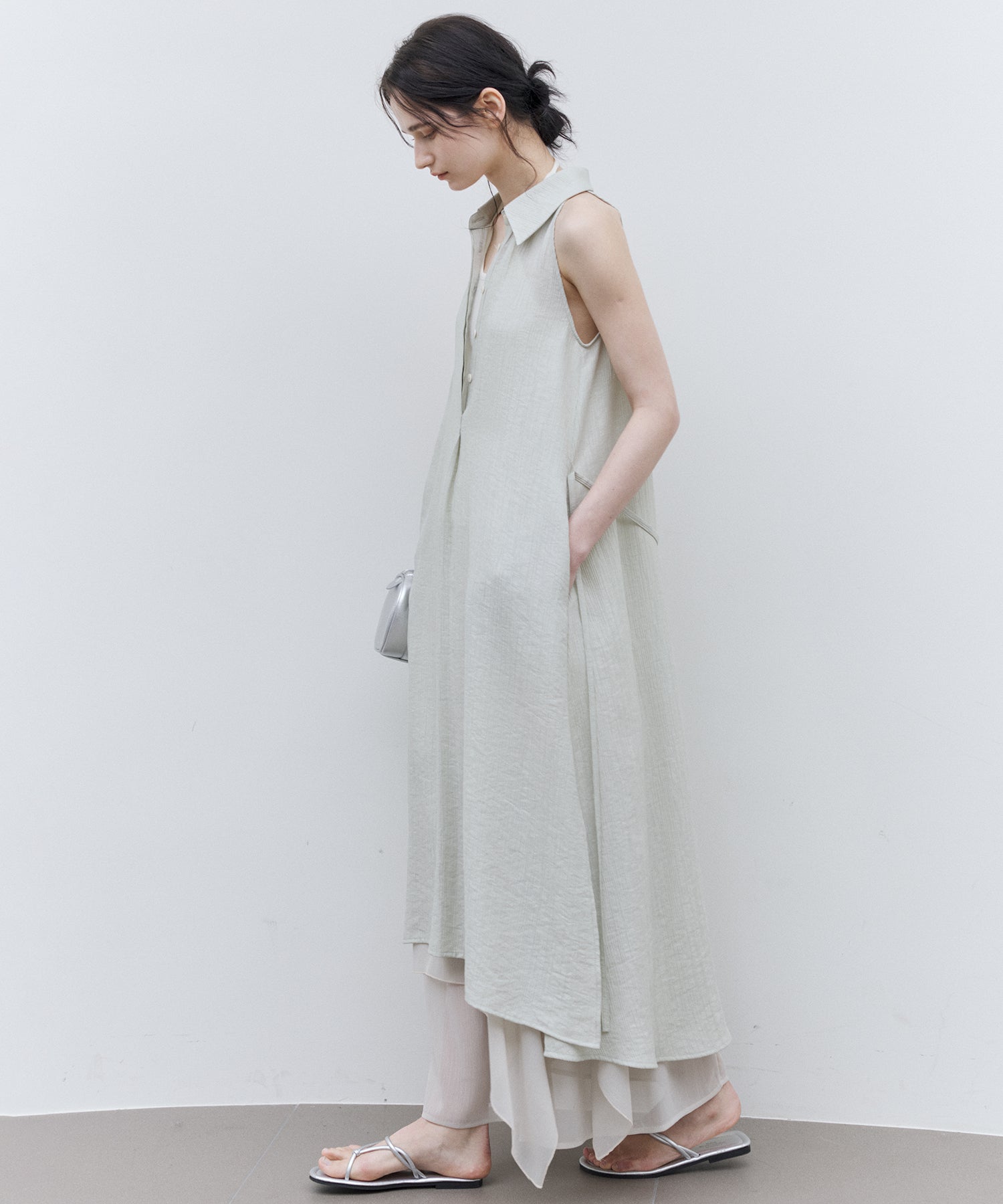 American Sleeve Layered Tunic Dress