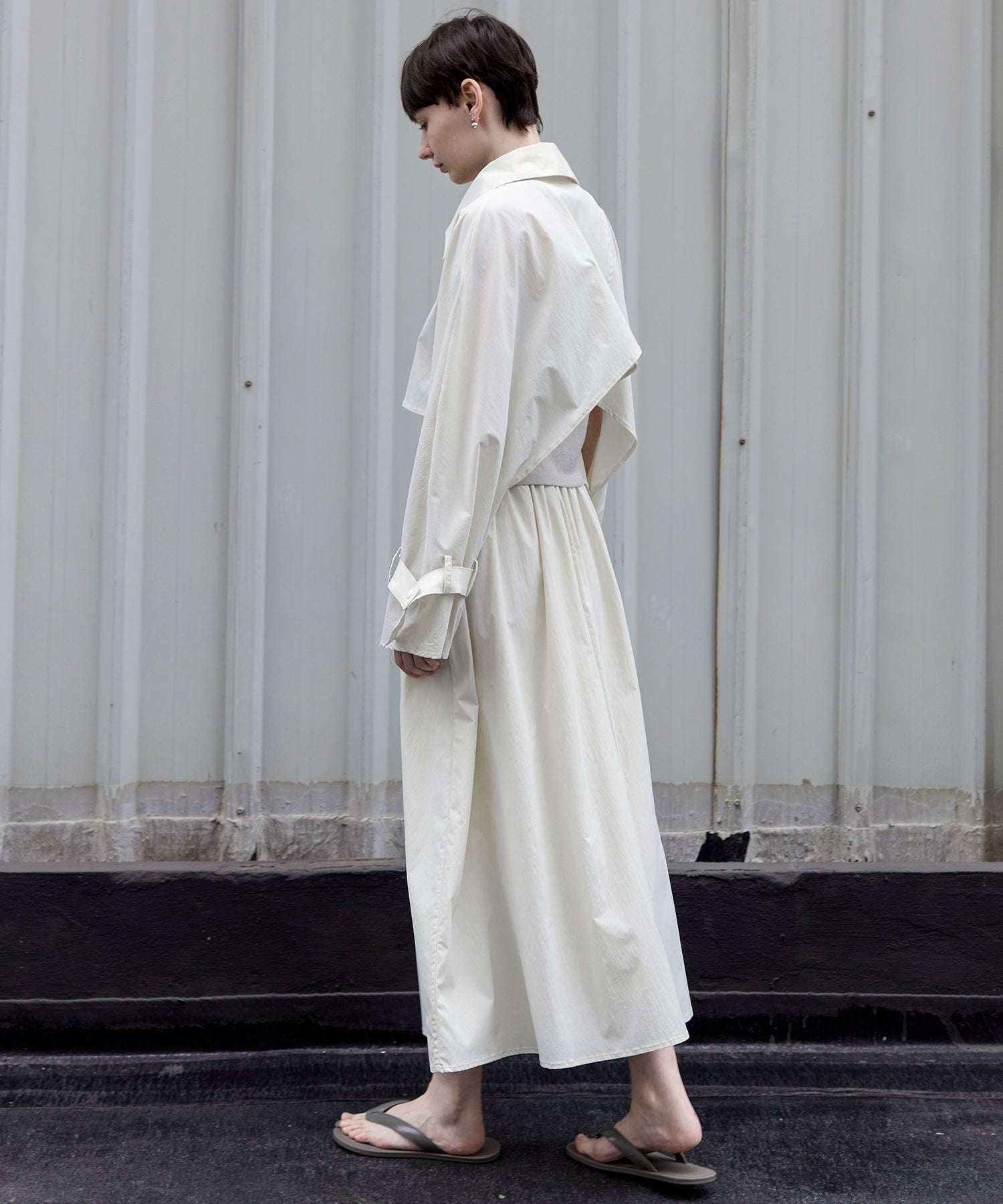 UPF50+ Drawstring Gathered Skirt