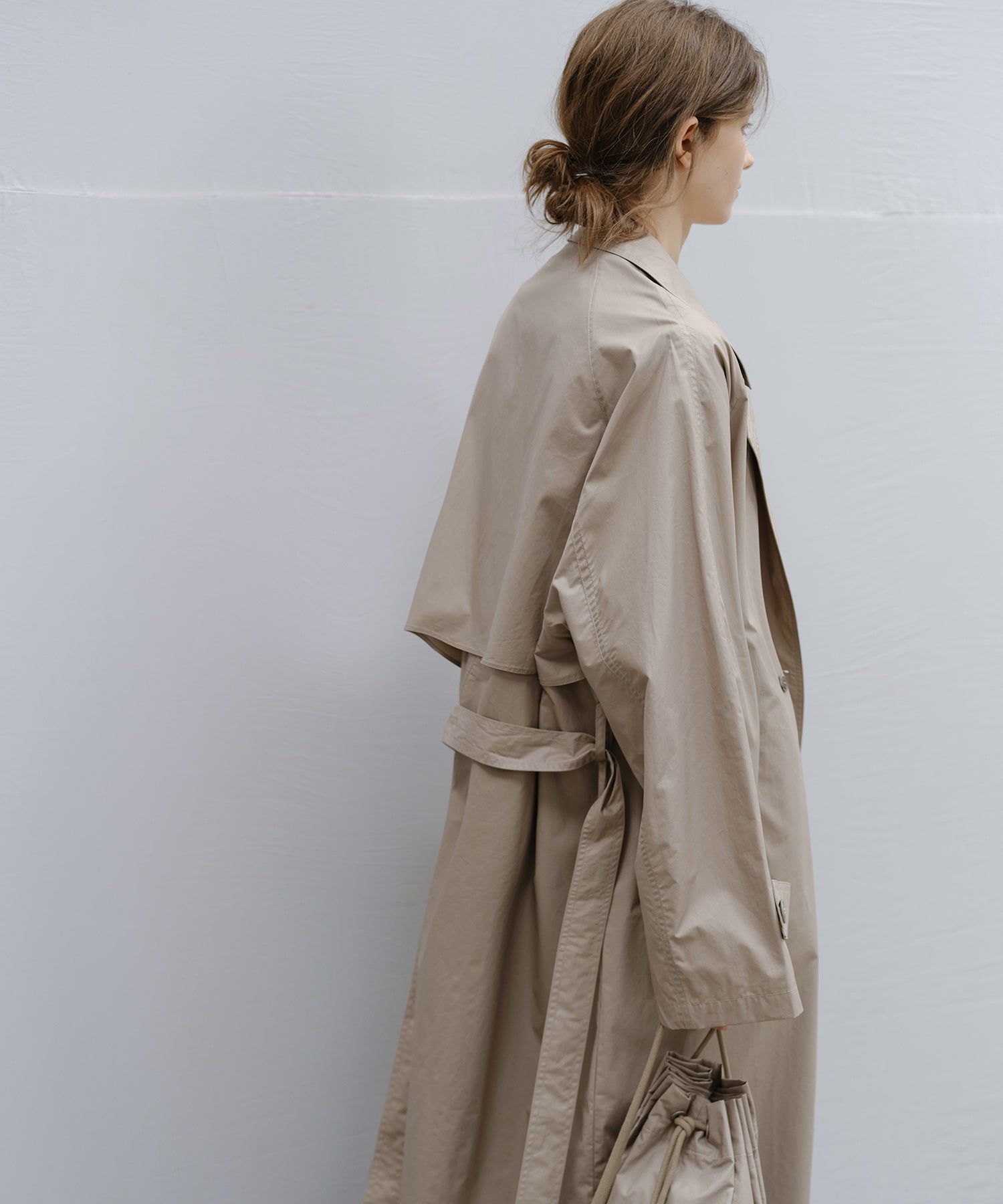 "Shipping late February to early March" Oversized Belted Long Trench Coat