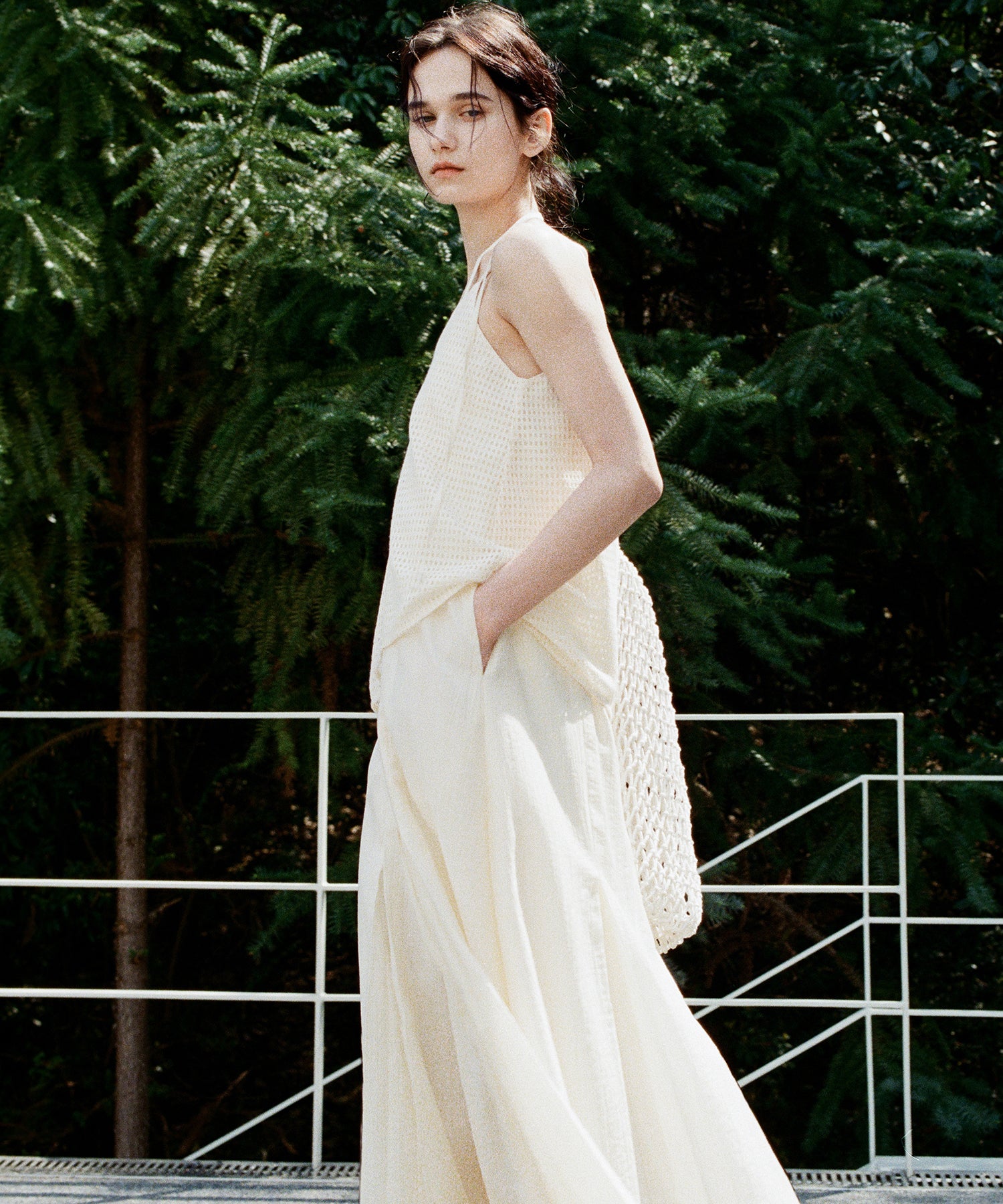 Layered Cutwork Camisole Dress