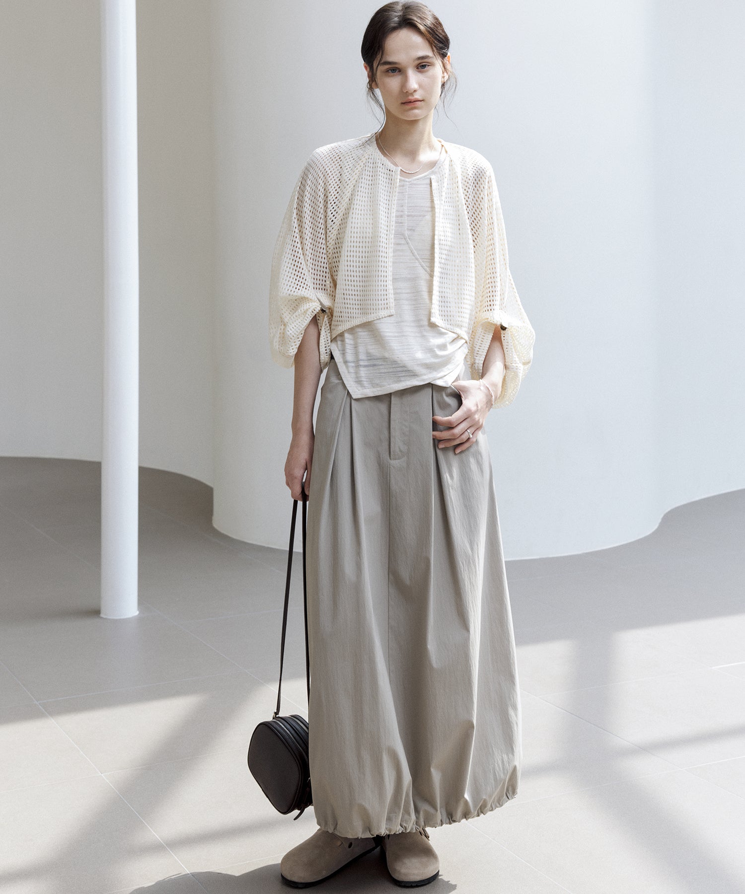 Sheer Cutwork Short Bolero Cardigan