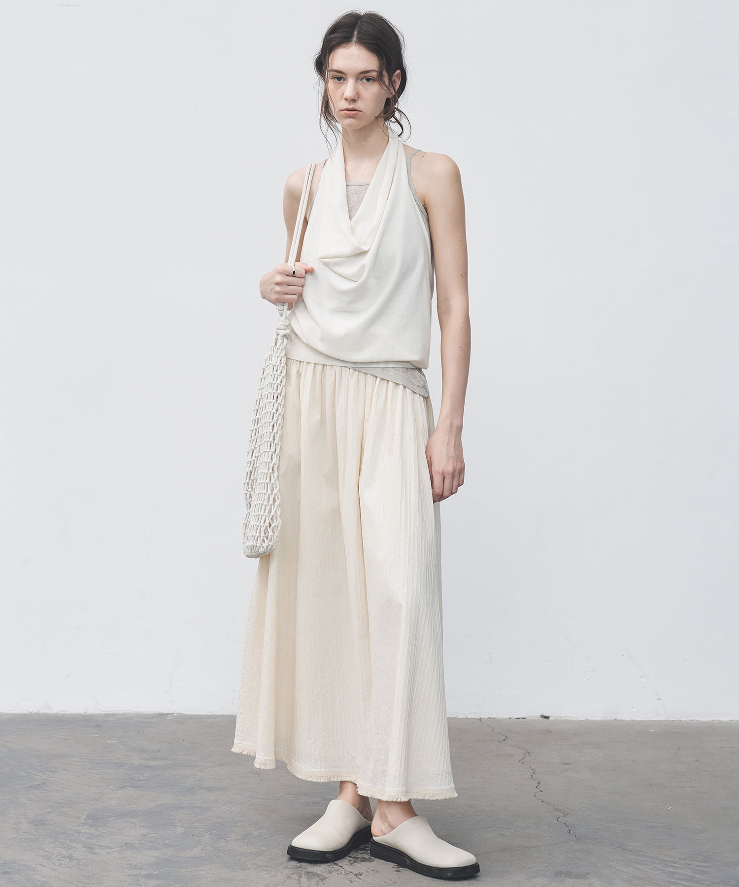 Drape Neck Halter Top