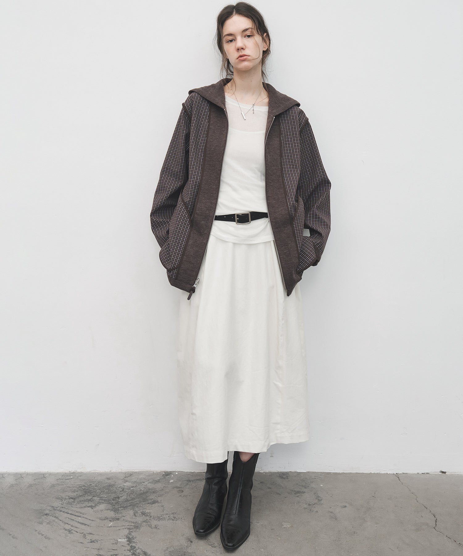 High-Waist Cocoon Balloon Skirt