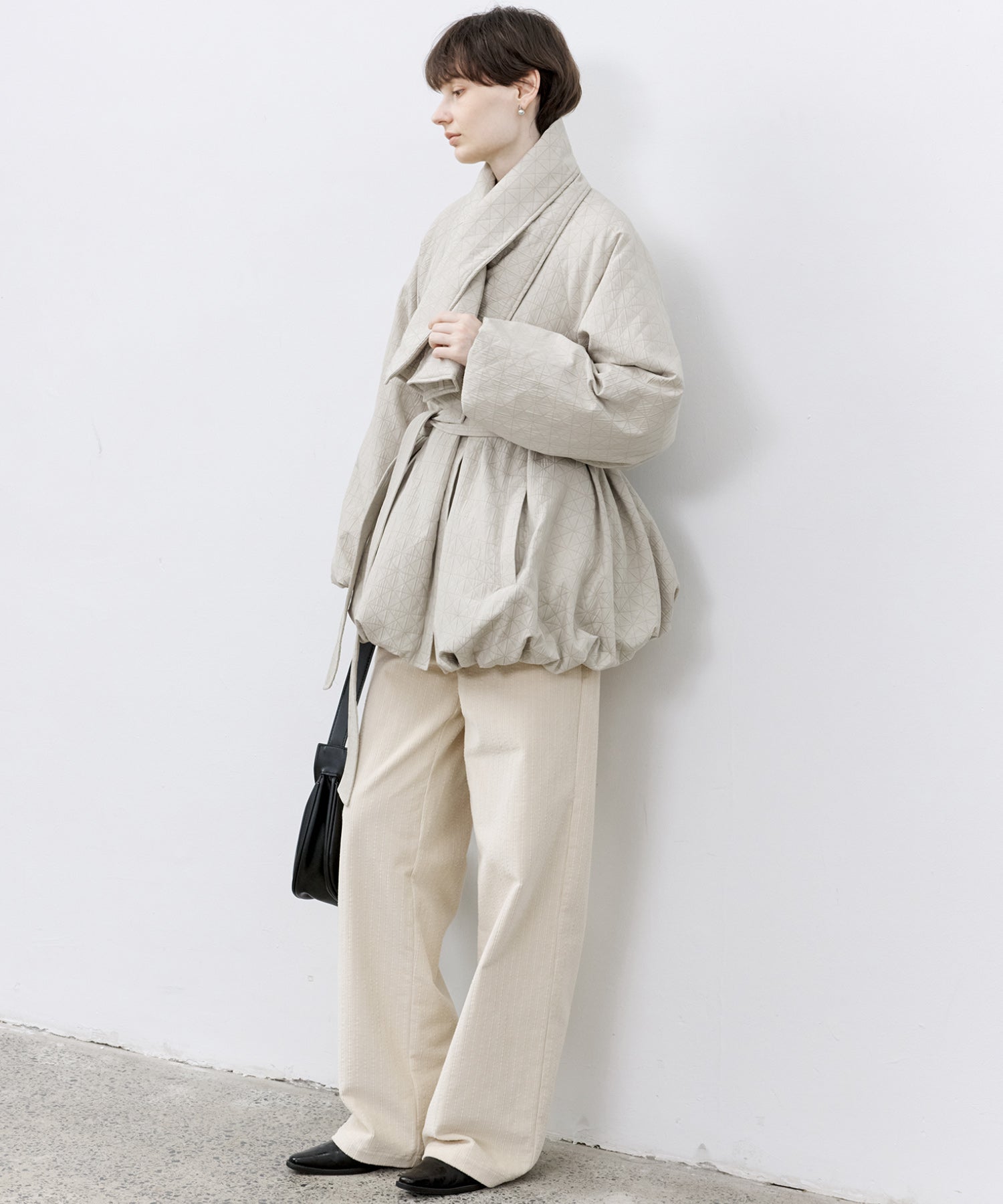 Multi-Stripe Straight Narrow Corduroy Pants