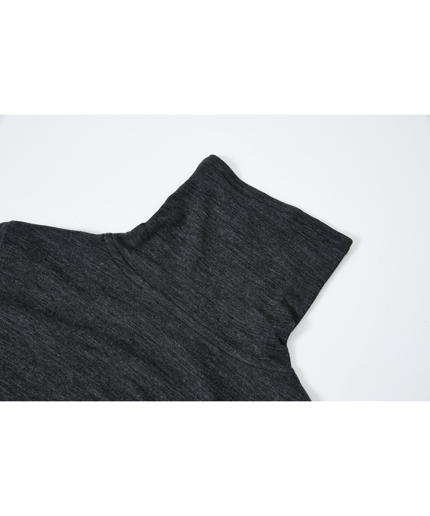 Slim-Fit Wool Turtleneck Knit Top