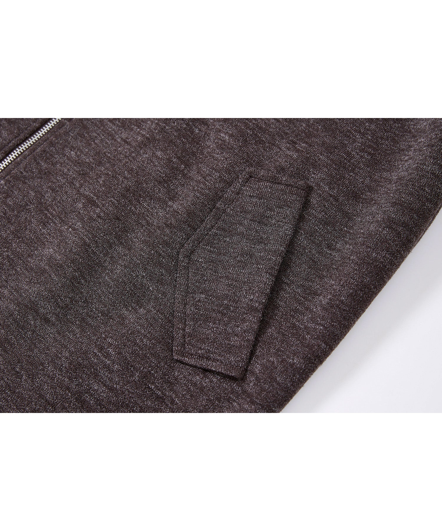 Plaid Double-Sided Oversized Zip Hoodie