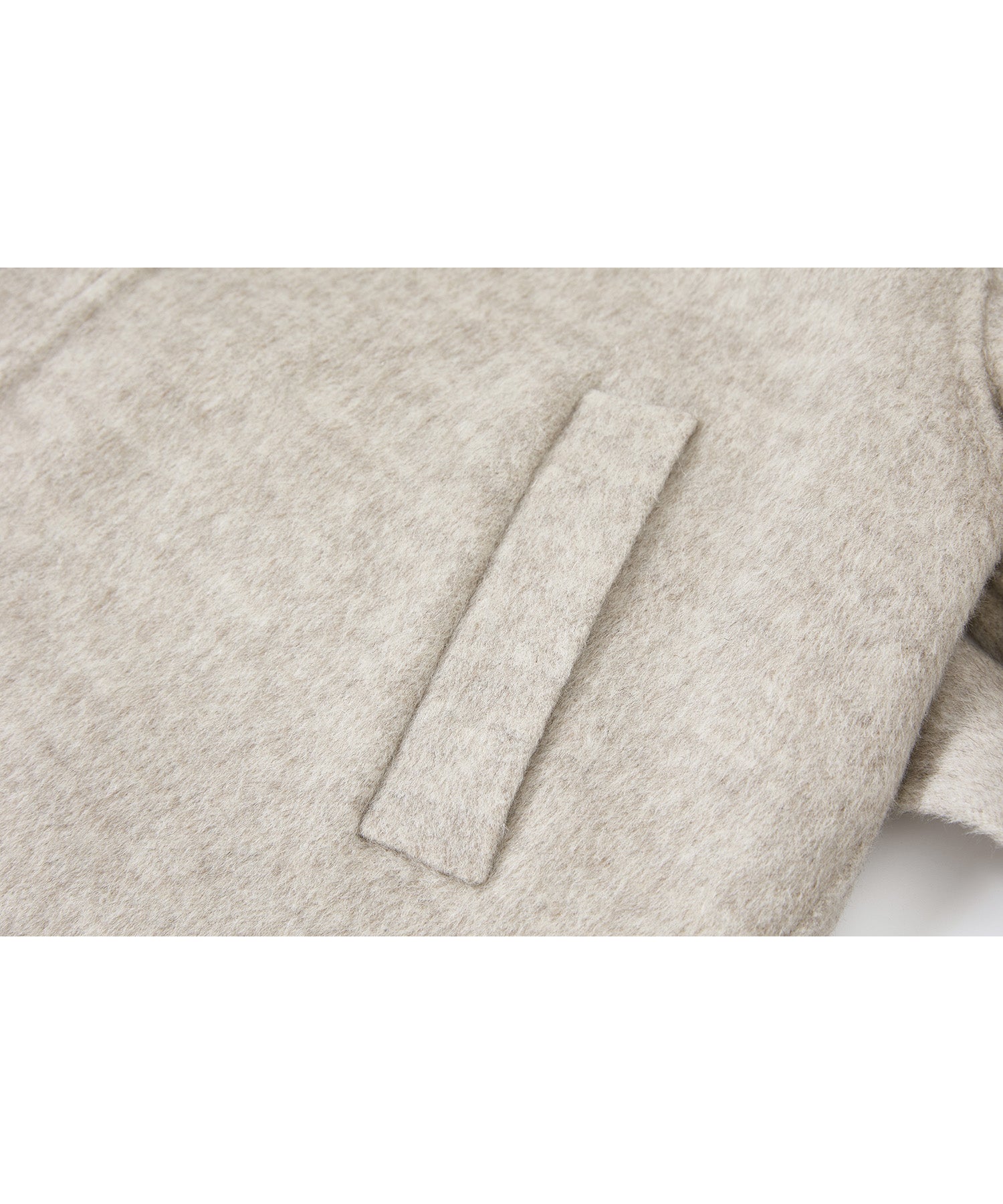 Wool Stand Collar Short Coat