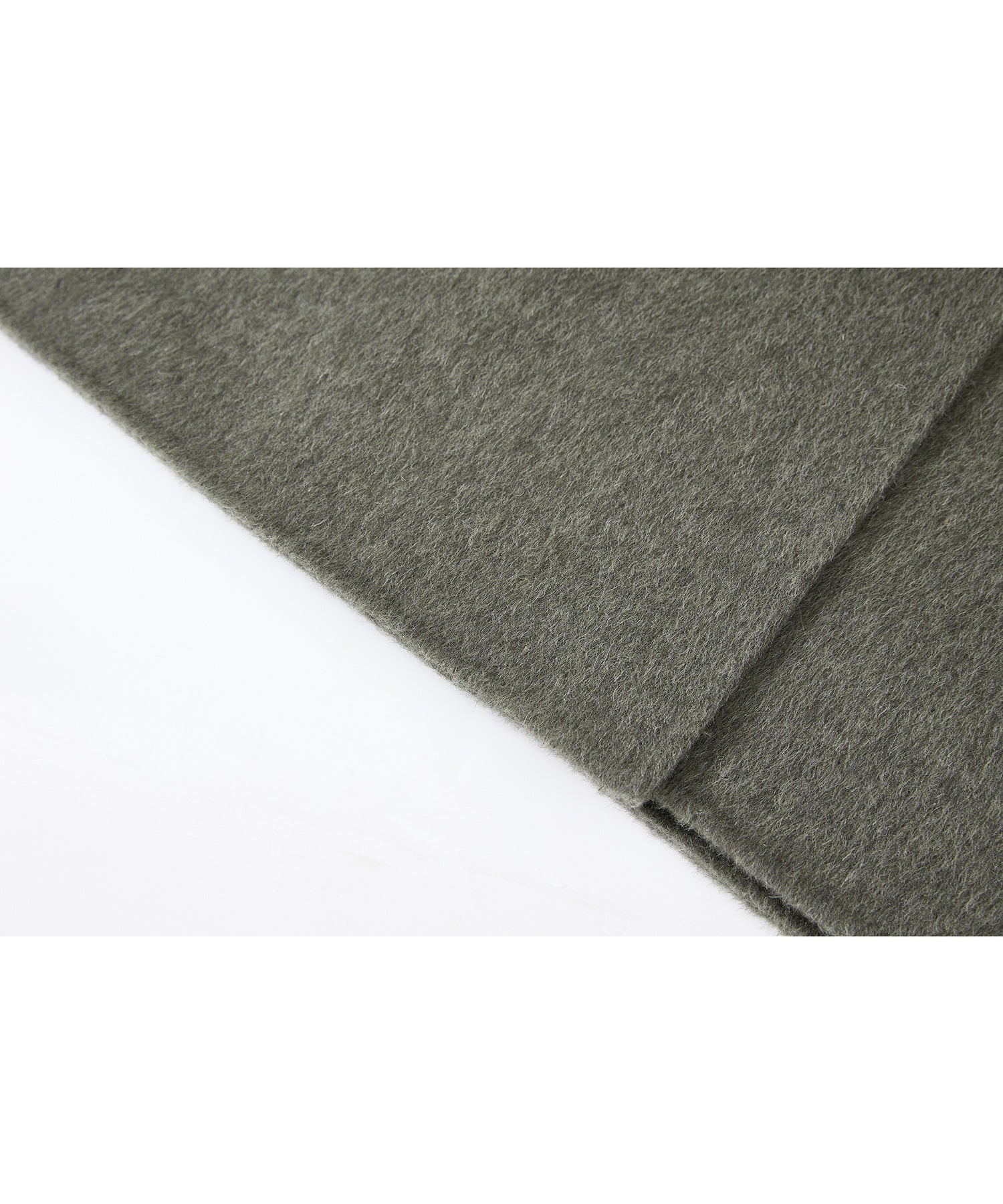 100% Wool Double-Face Trench Collar Oversized Silhouette Long Coat