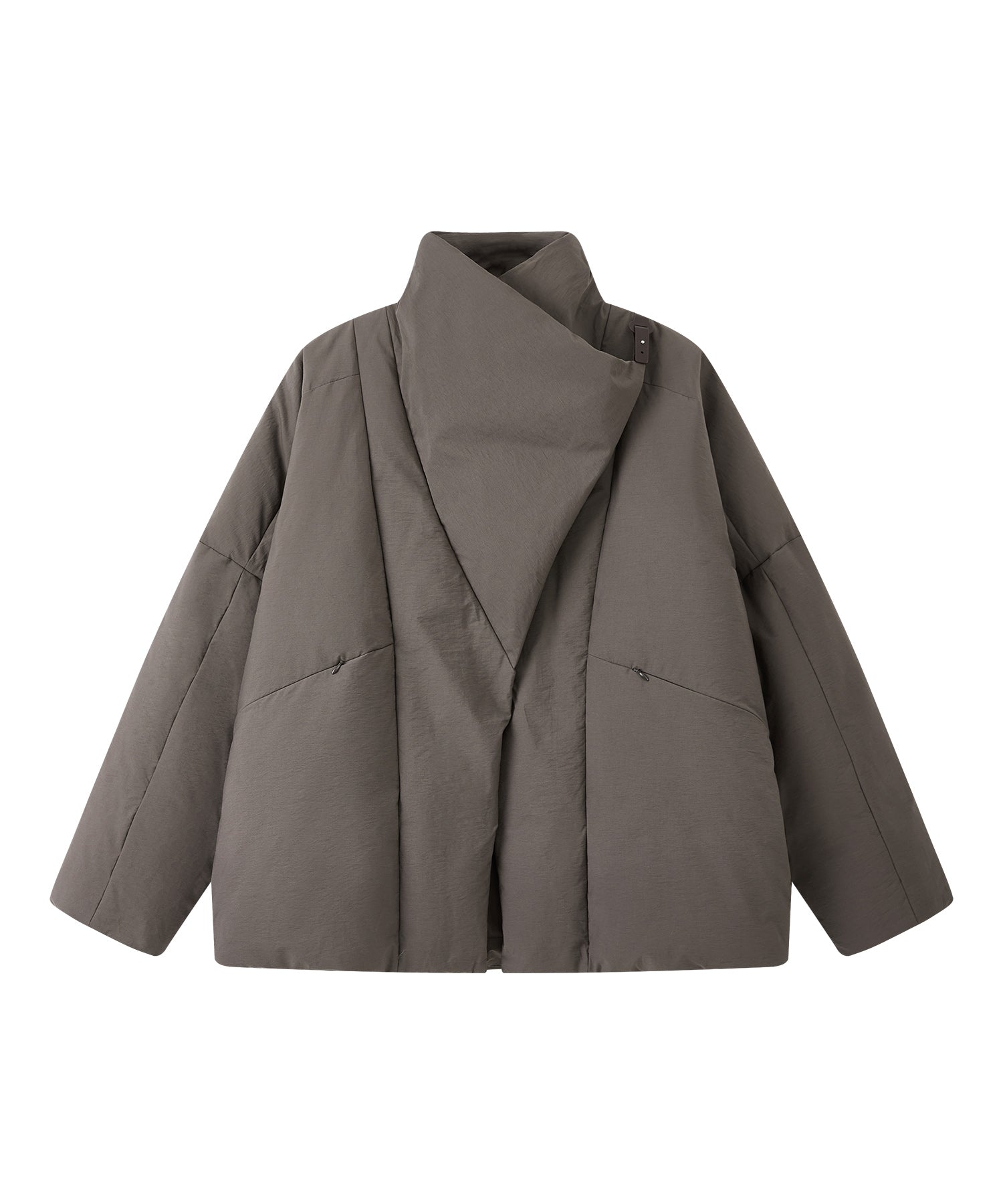 Deconstructed Wrap Down Oversized Coat