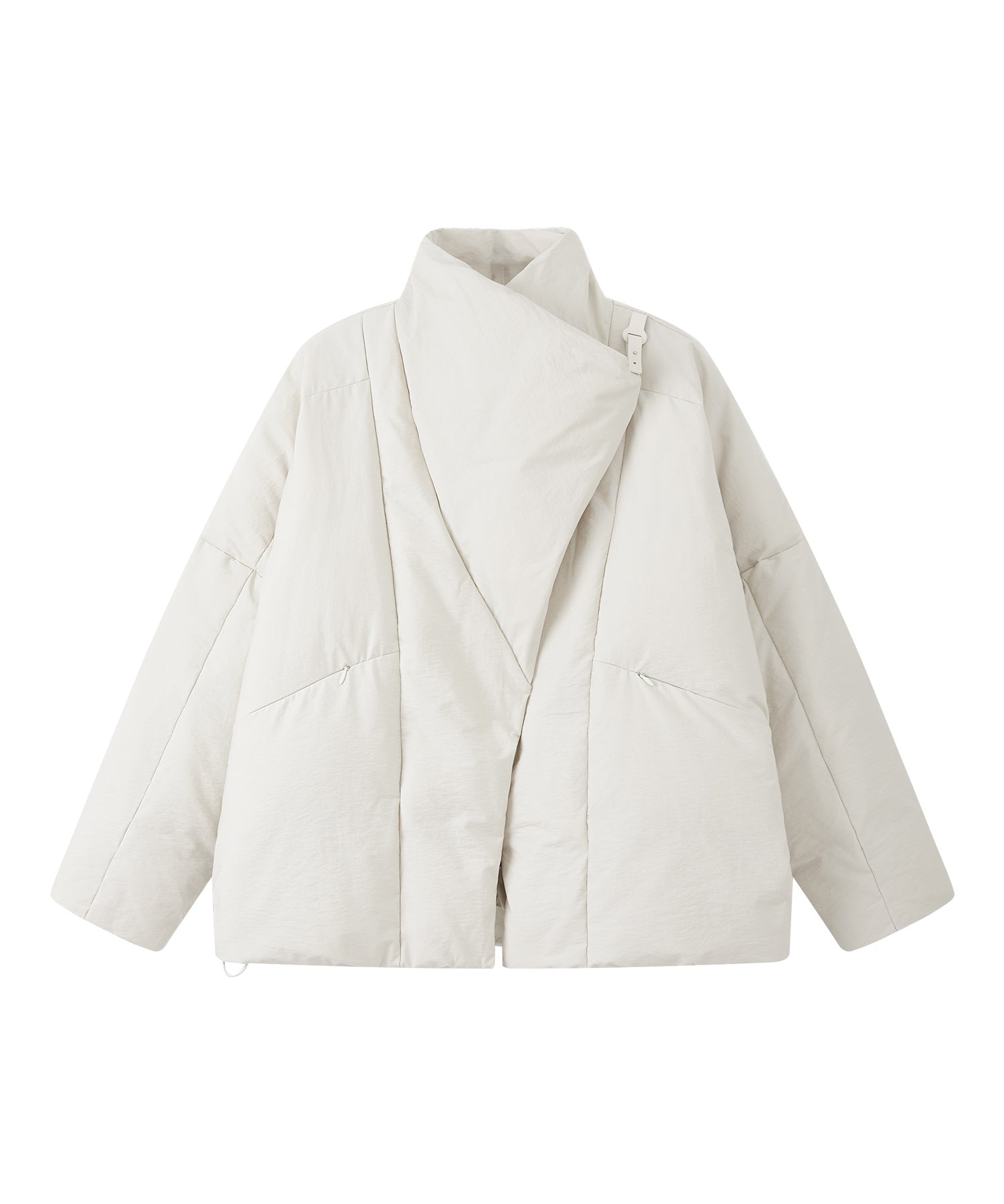 Deconstructed Wrap Down Oversized Coat