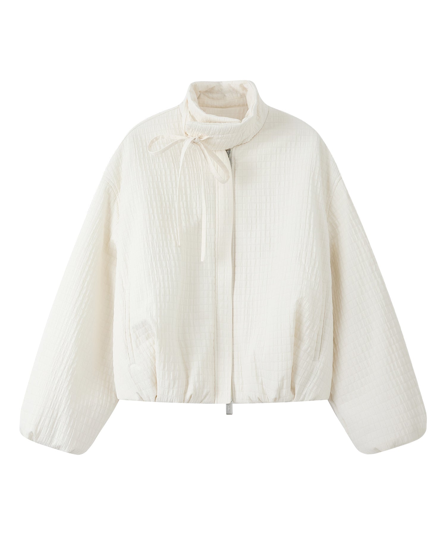 Ribbon Balloon Quilted Jacket