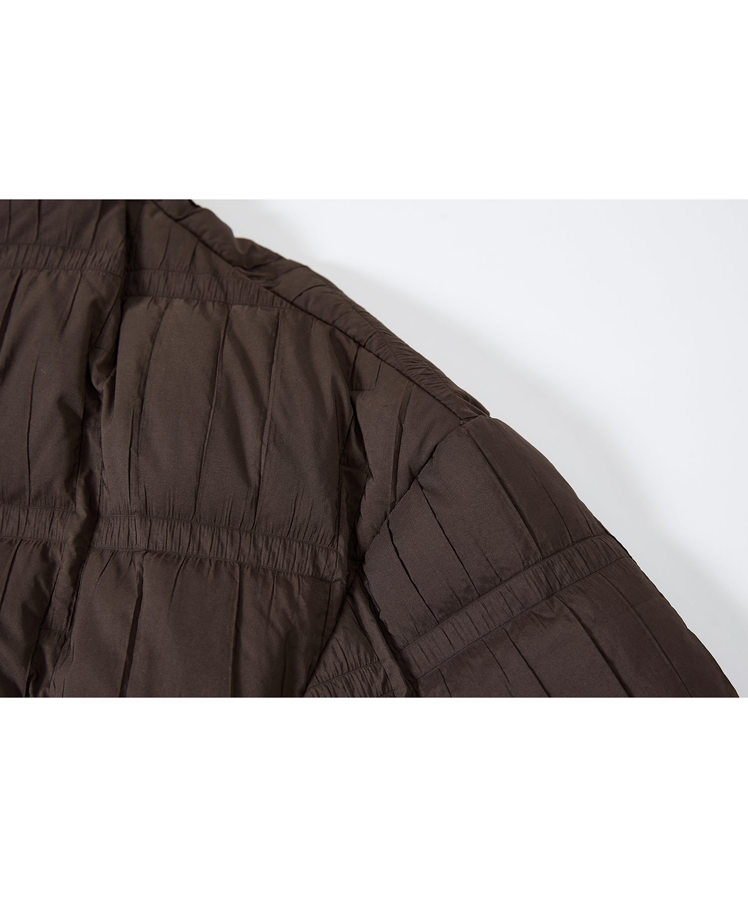 Crinkled Stand Collar Down Jacket