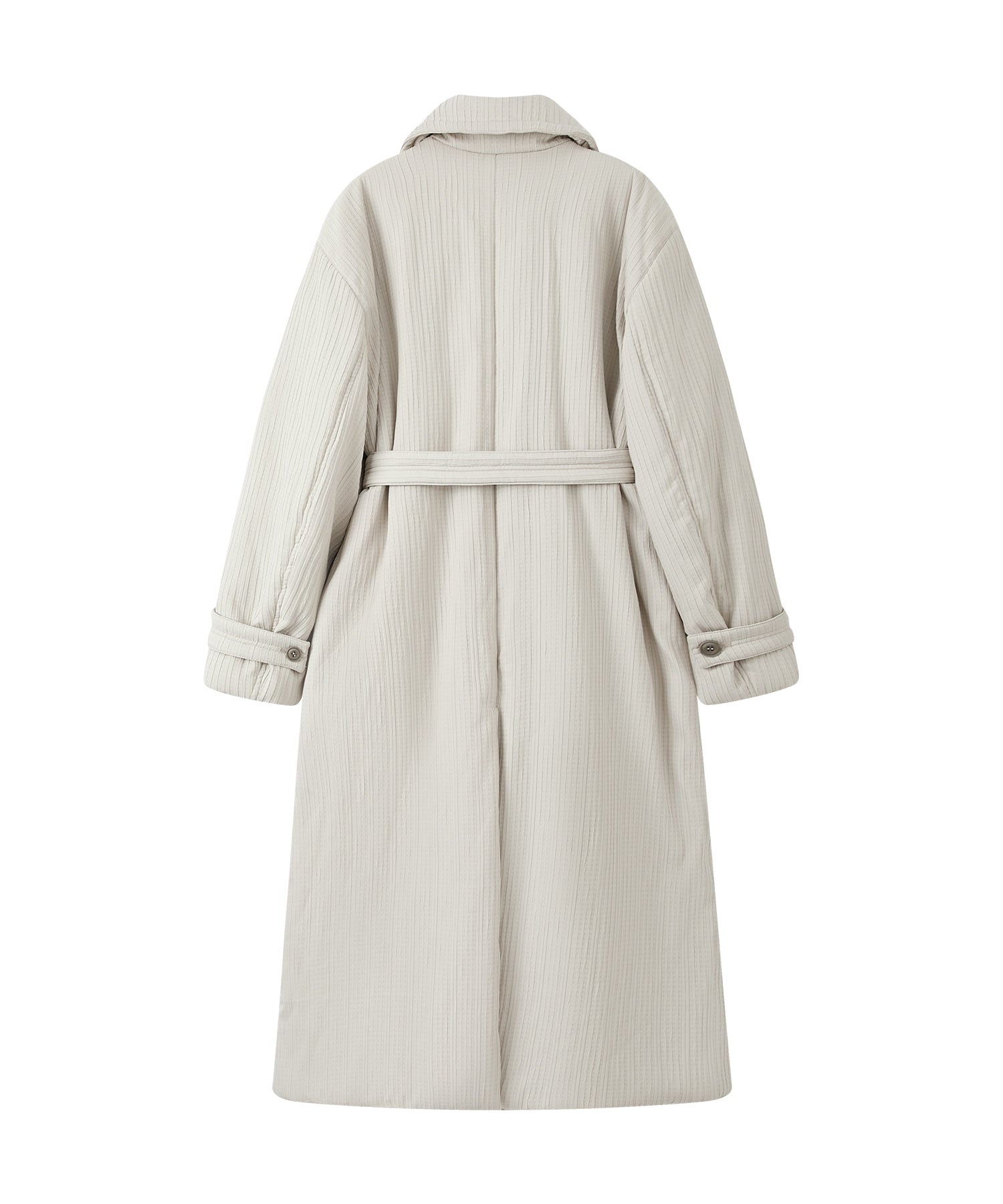 Stand Collar Oversized Long Cotton Coat