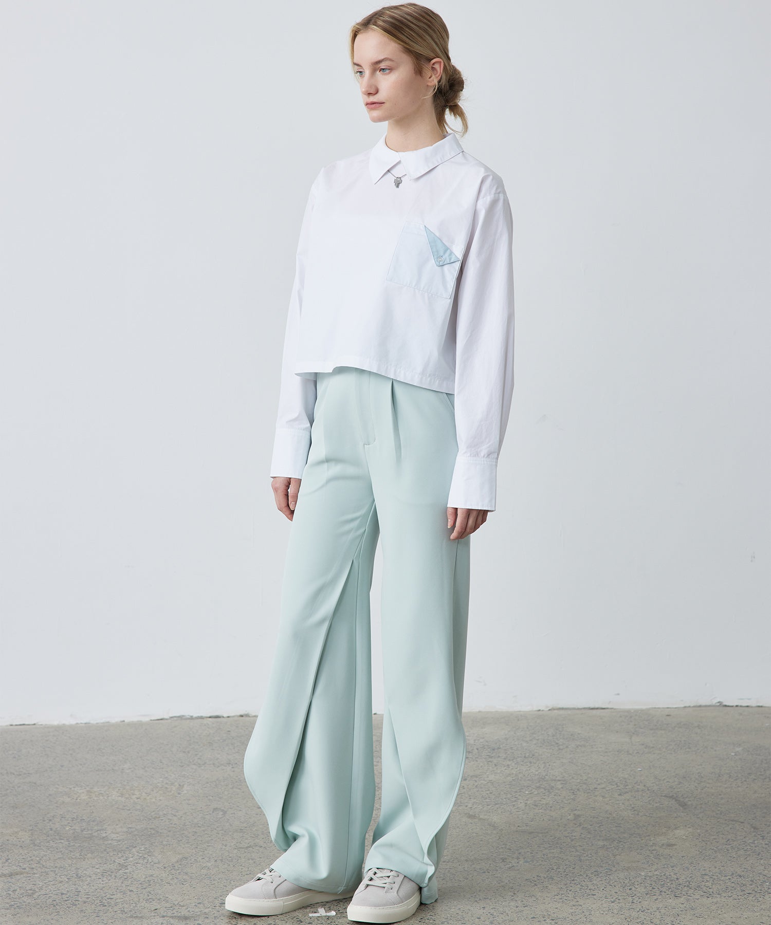 Cropped Pullover Shirt