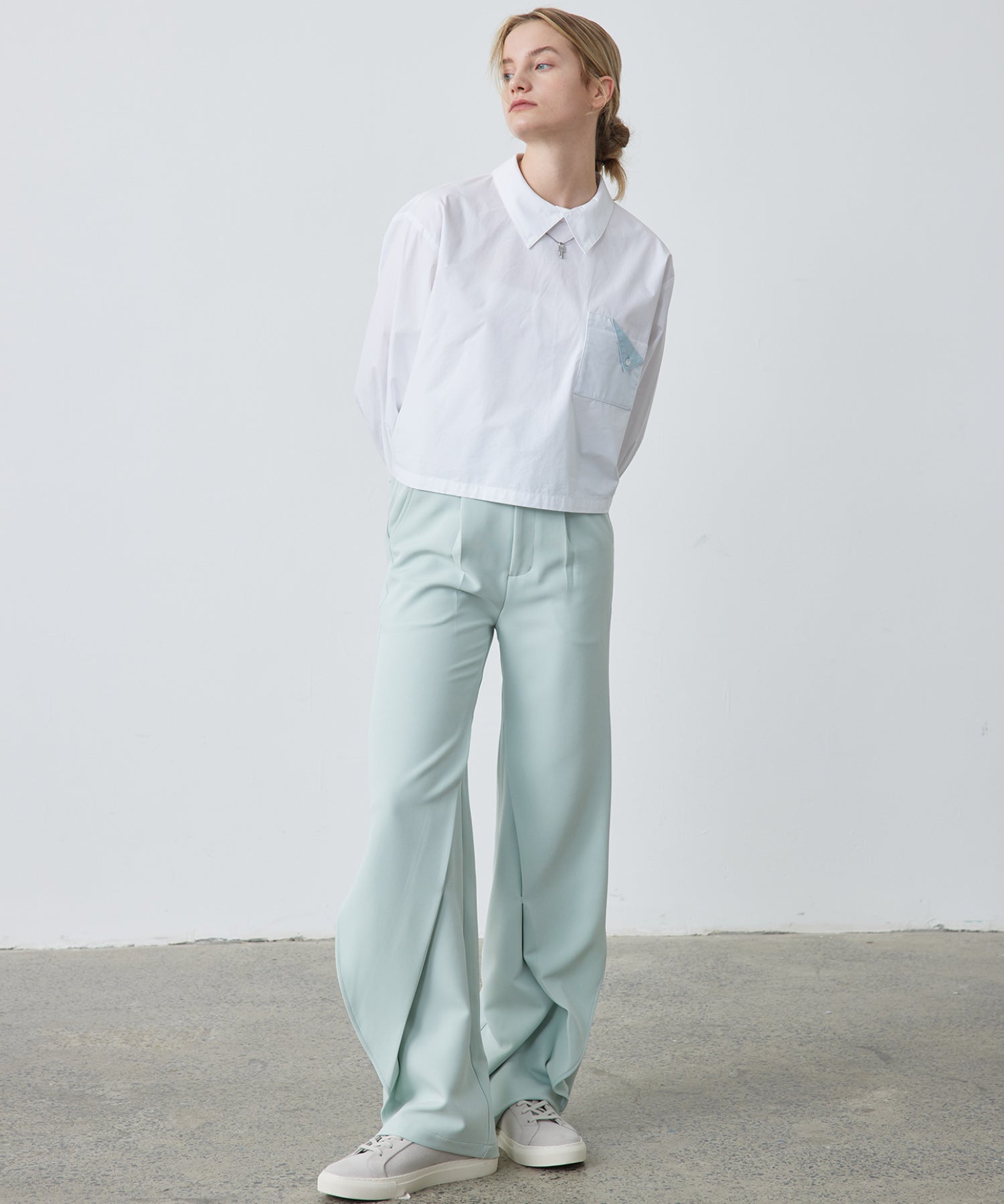 Cropped Pullover Shirt