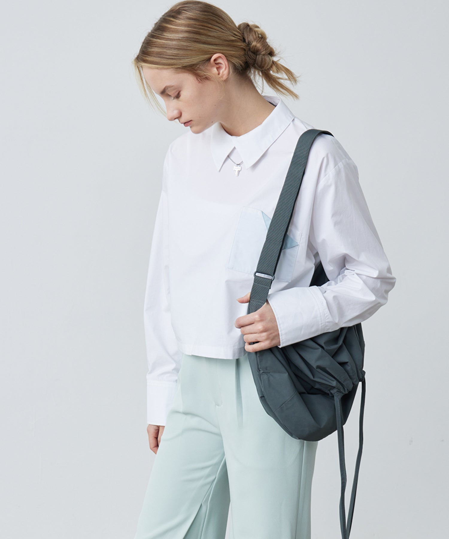 Cropped Pullover Shirt