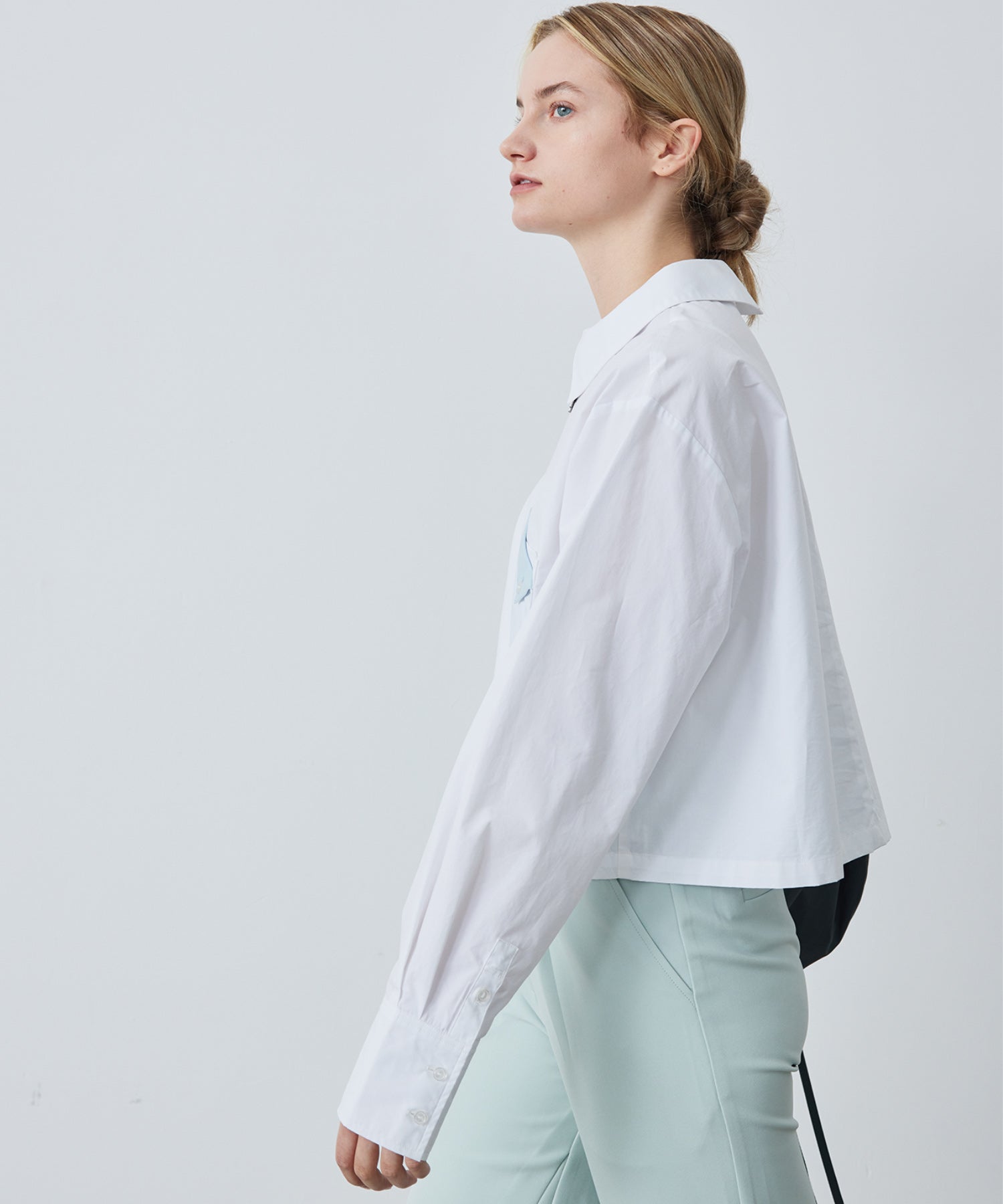 Cropped Pullover Shirt