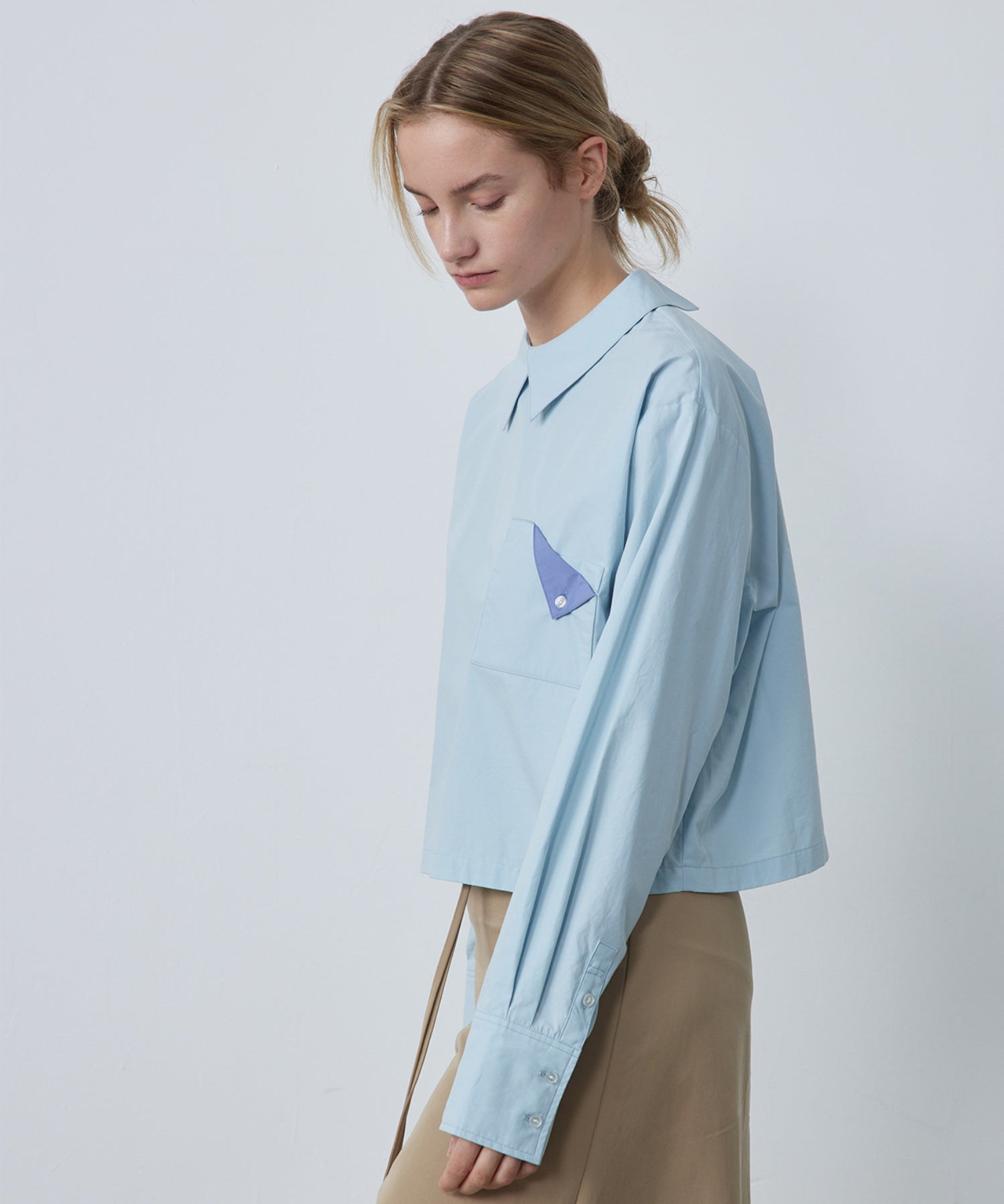 Cropped Pullover Shirt