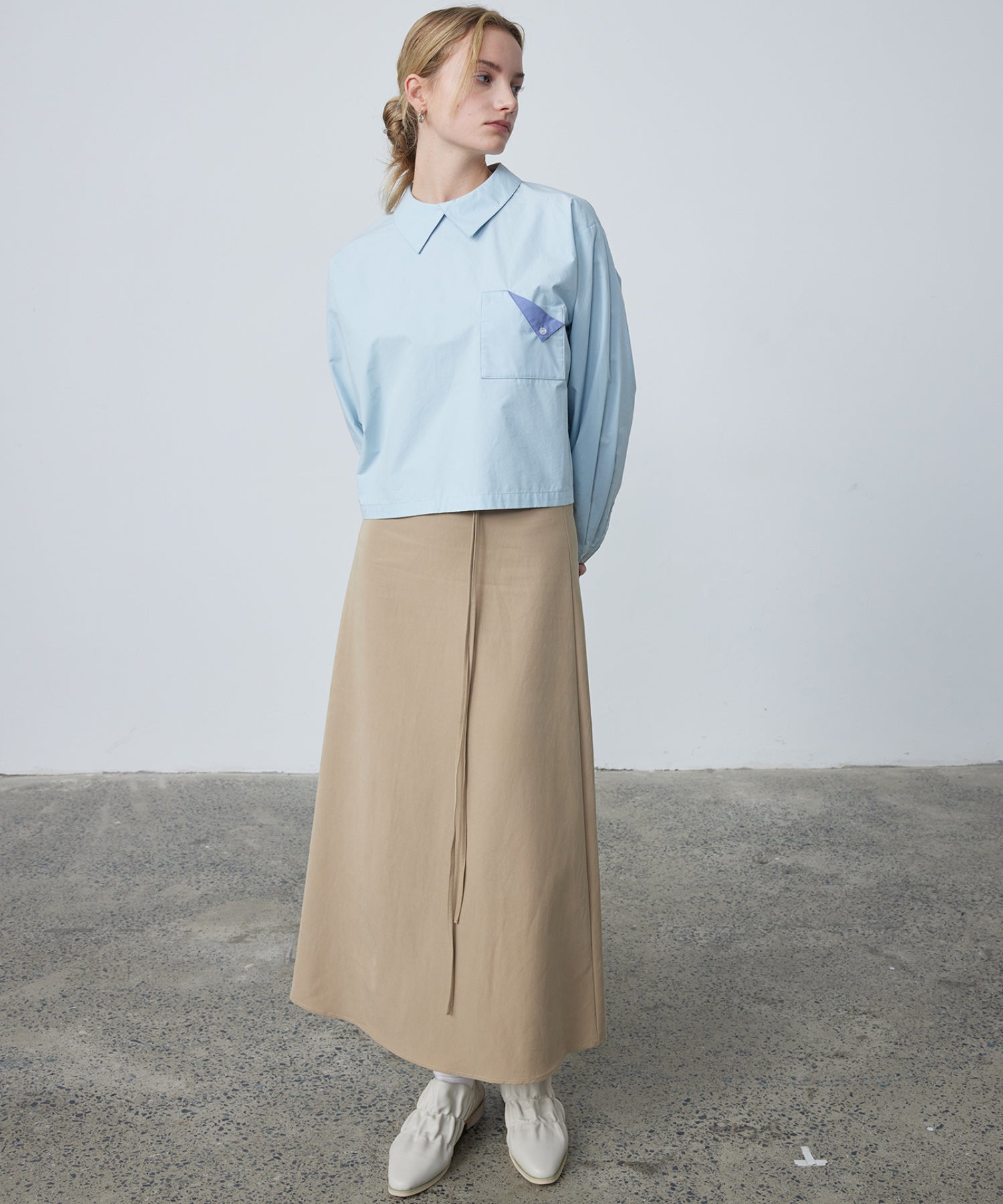 Cropped Pullover Shirt