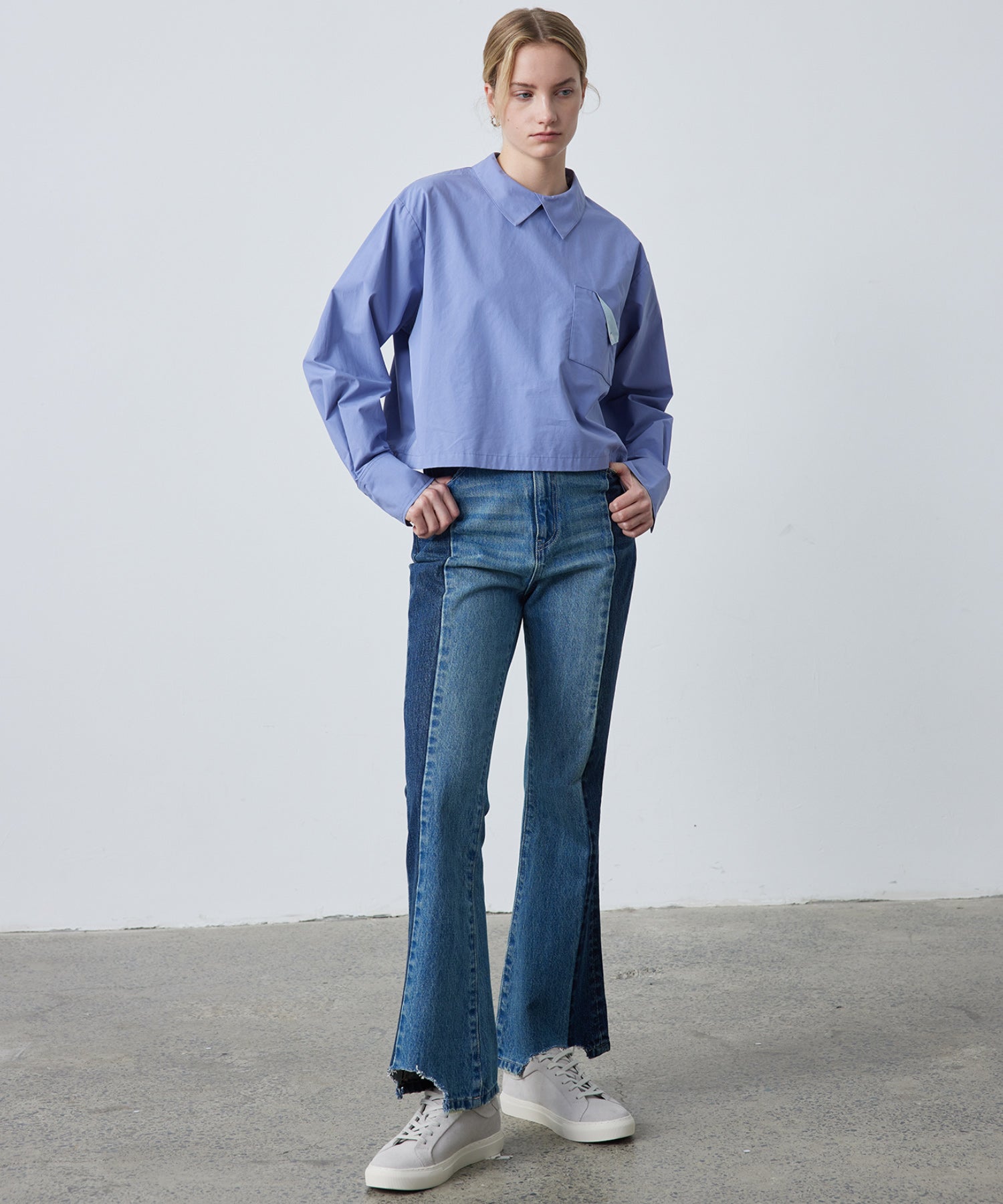 Cropped Pullover Shirt