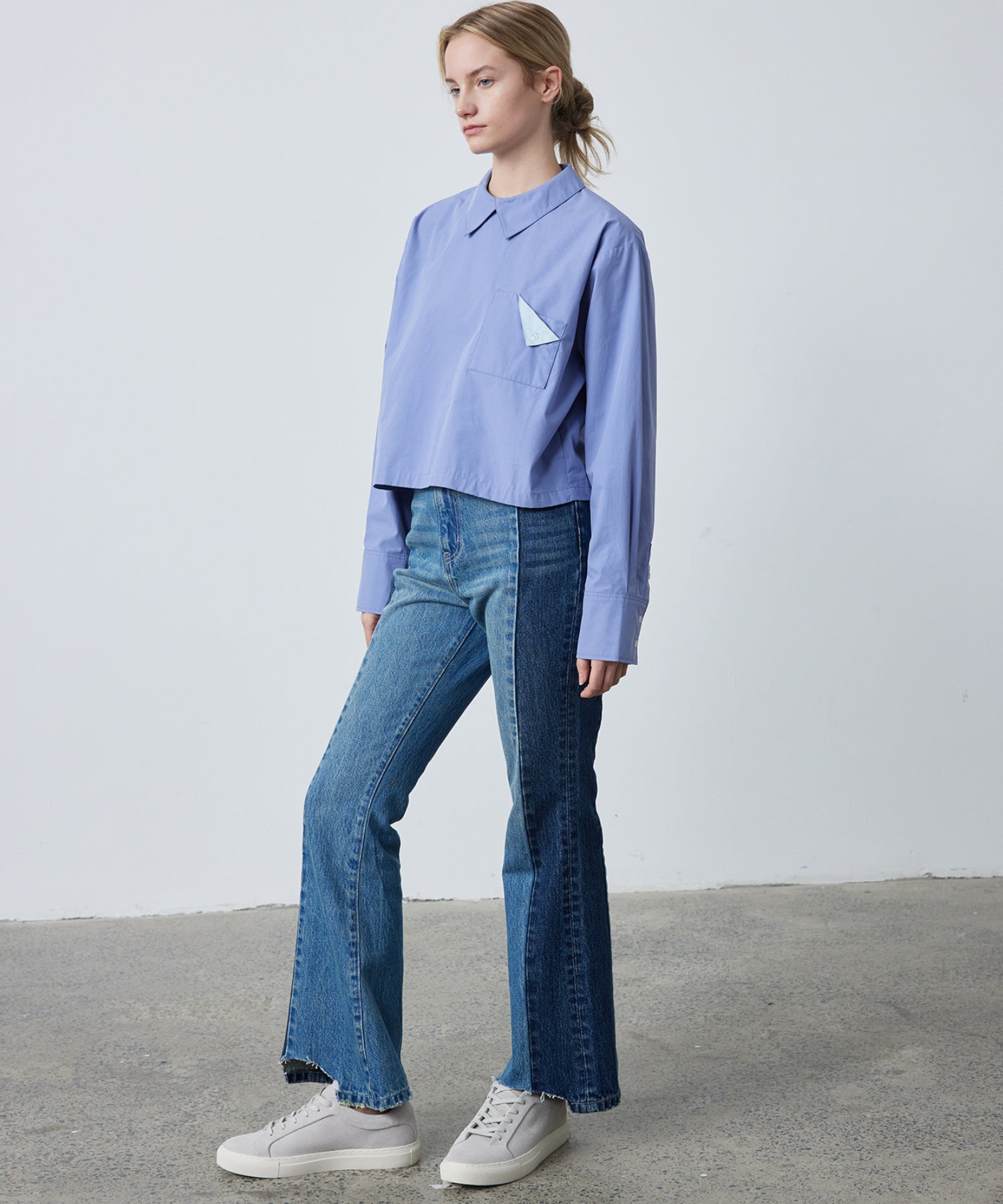 Cropped Pullover Shirt