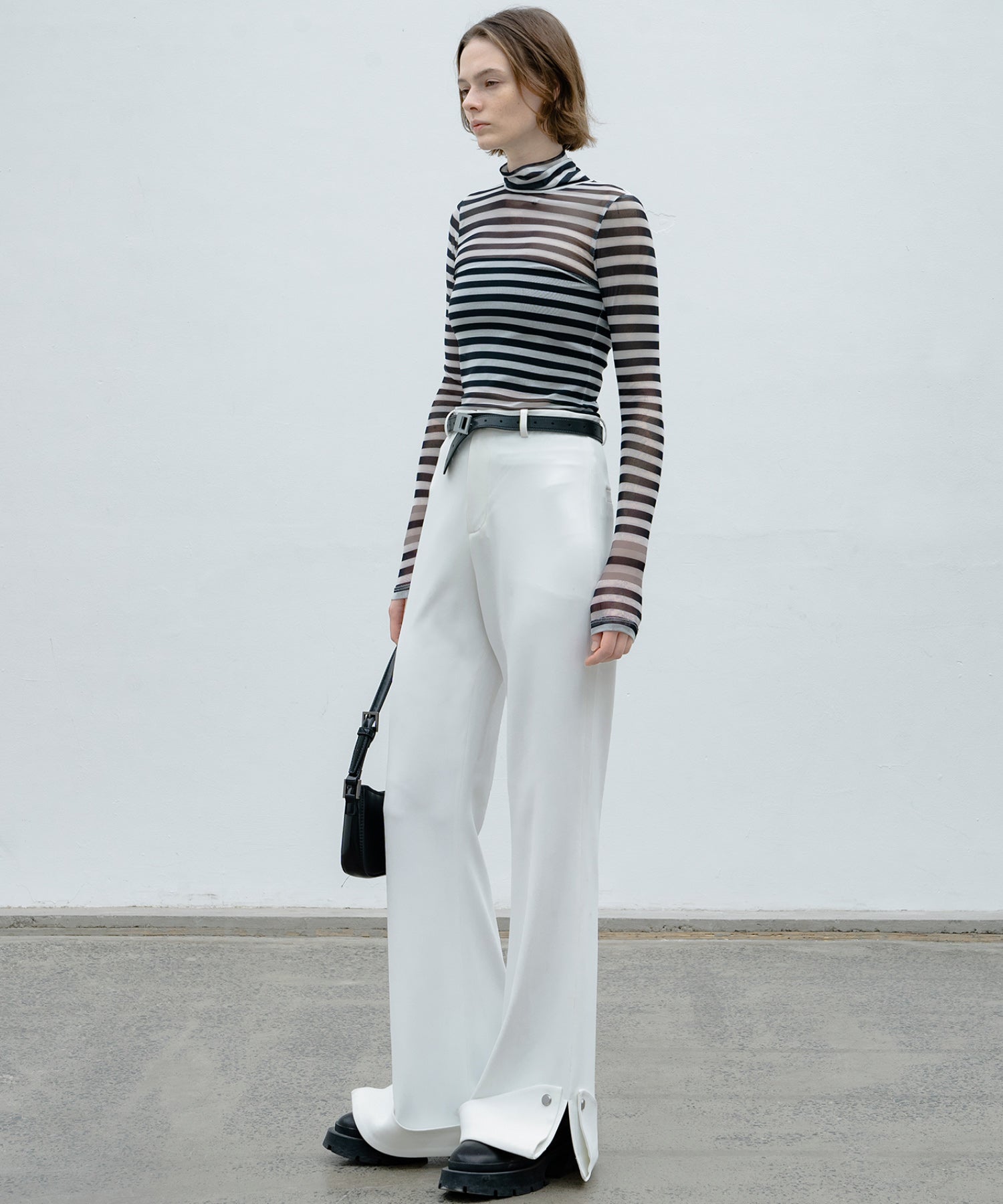 Roll-Up Flare Pants