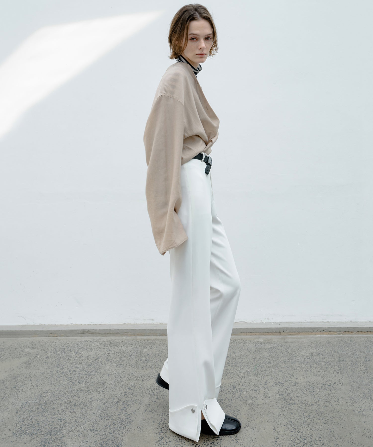 Roll-Up Flare Pants