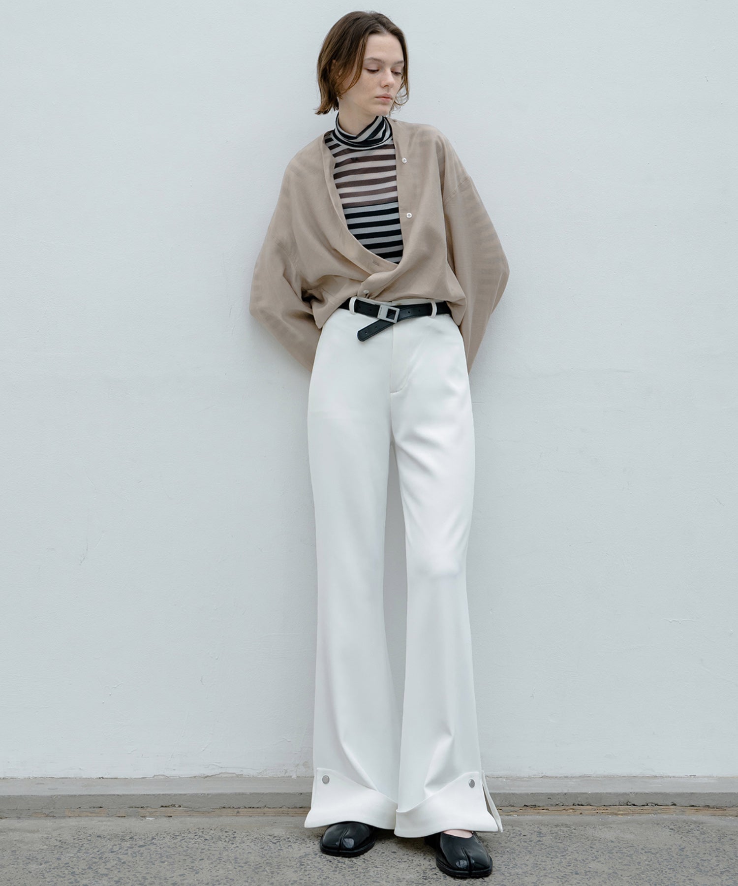 Roll-Up Flare Pants