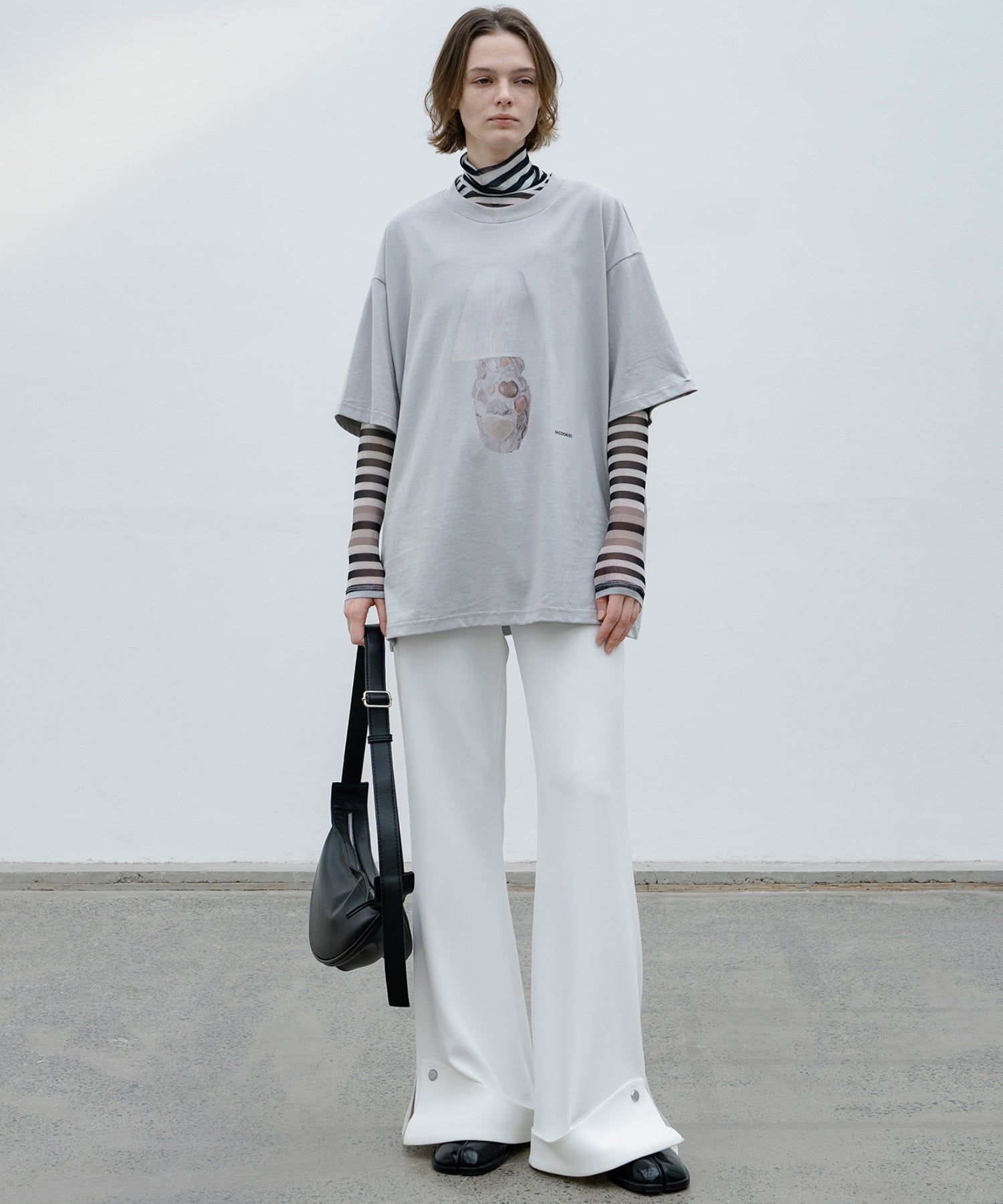 Roll-Up Flare Pants