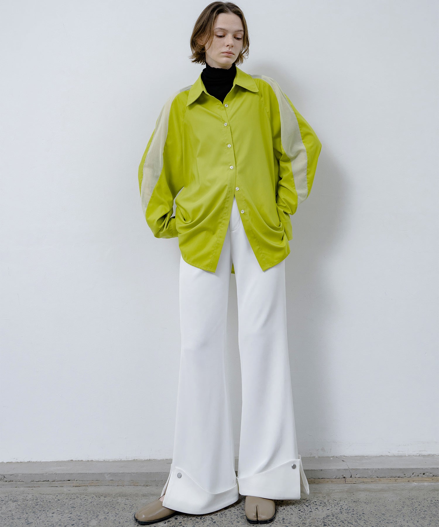 Roll-Up Flare Pants