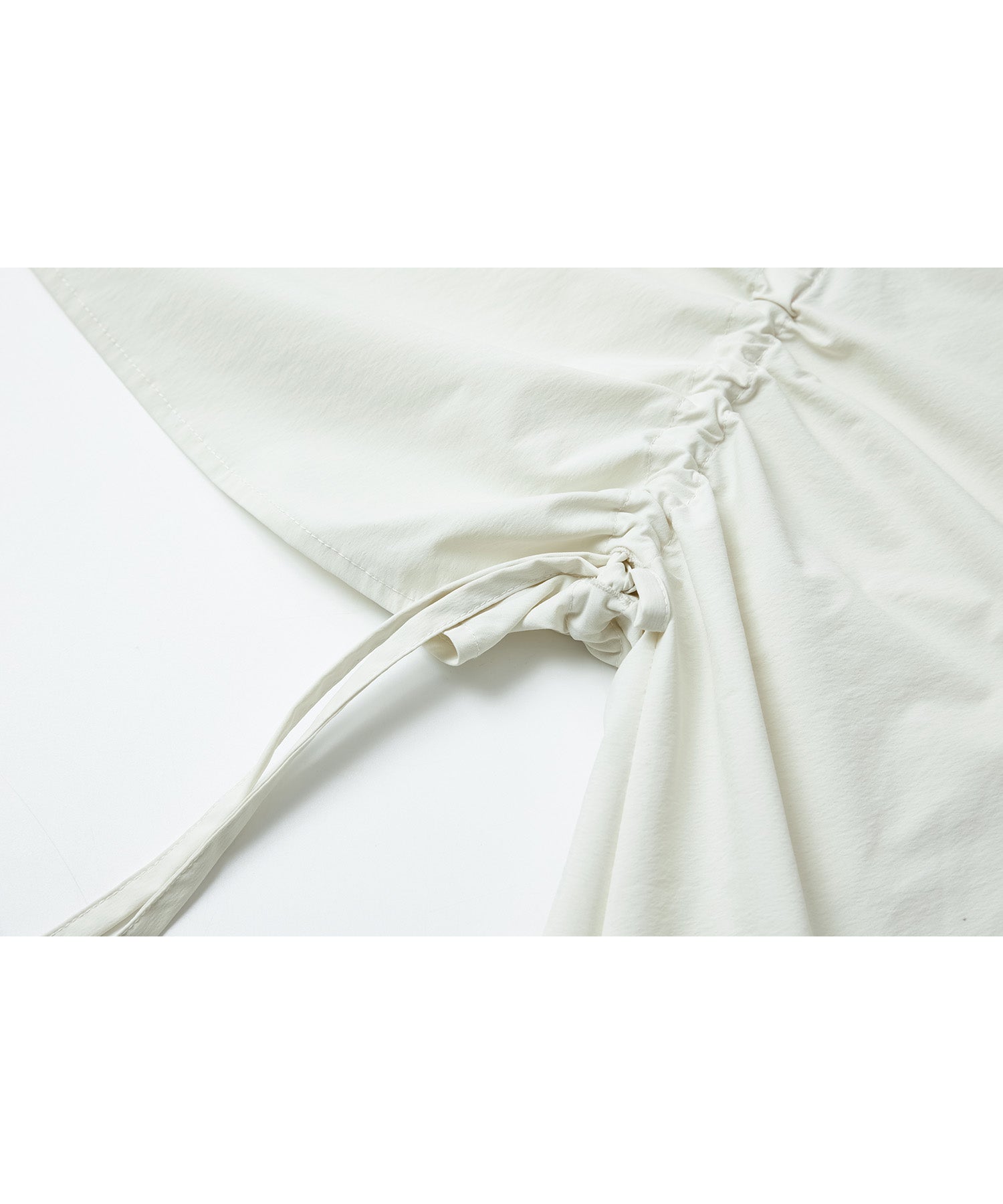 UV-blocking Back Drawstring Gather Cropped Light Jacket