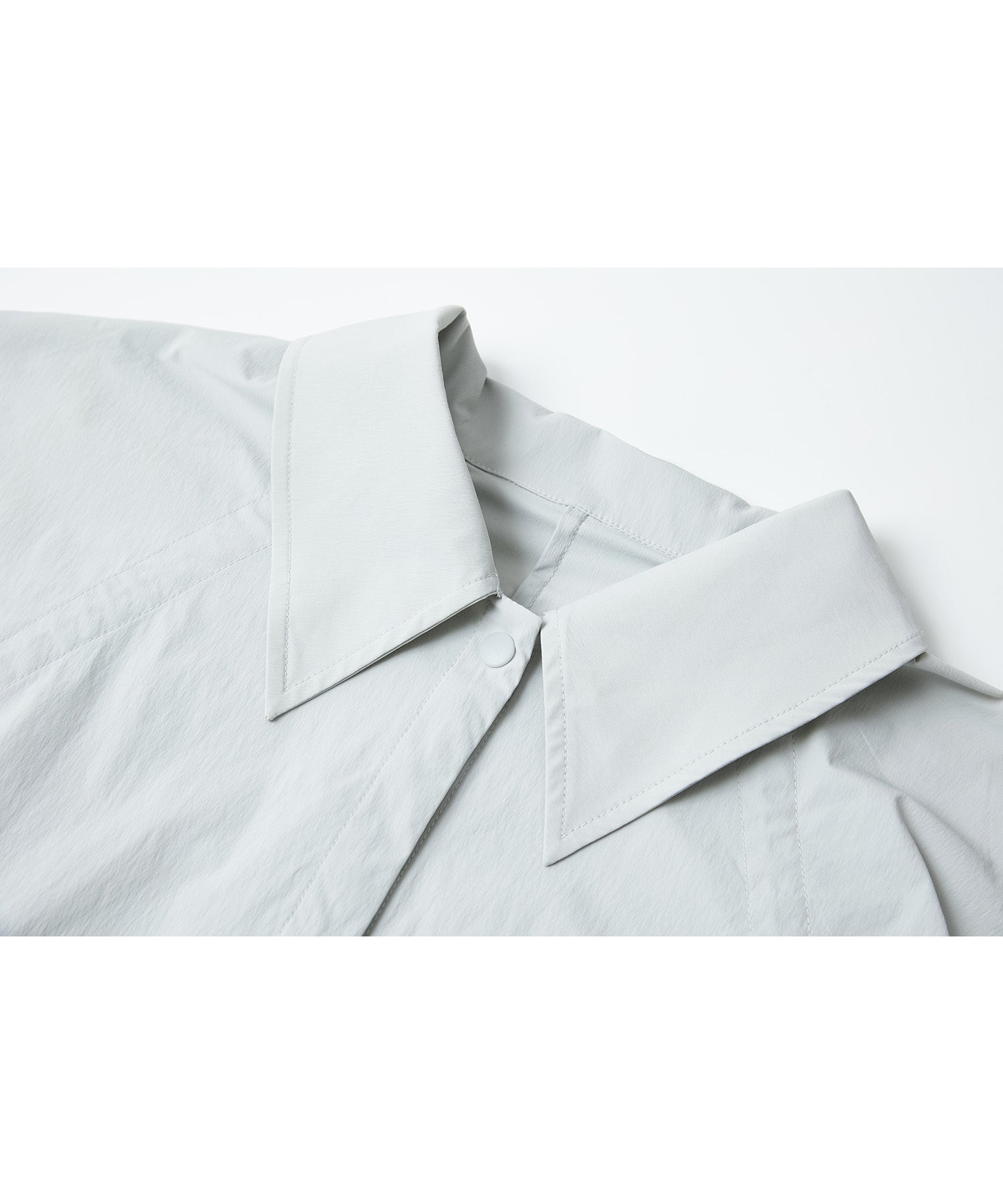 UPF50+ Cropped UV Shirt Jacket with Back Drawstring