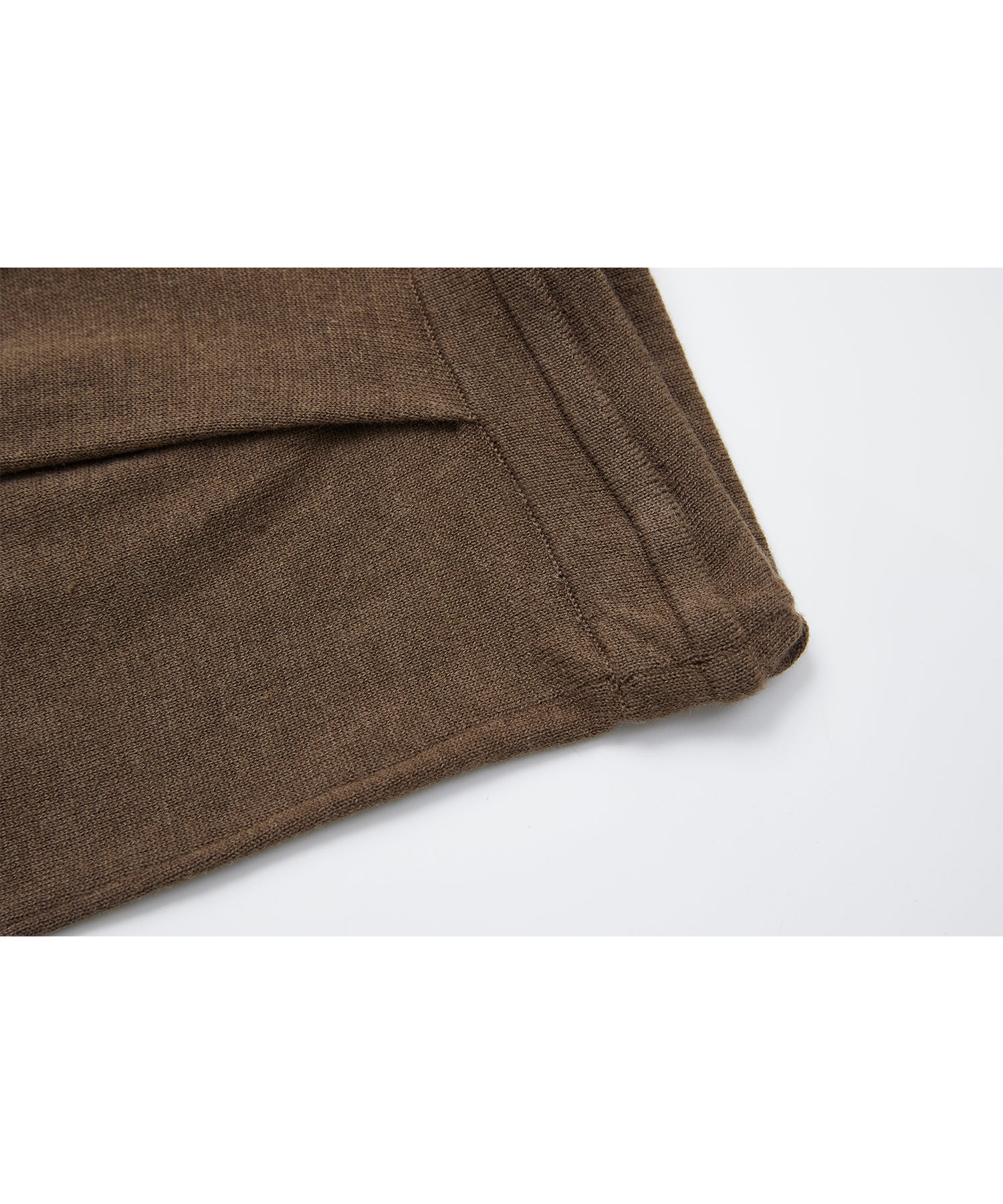 Waist Tuck Knit Wide-Leg Pants