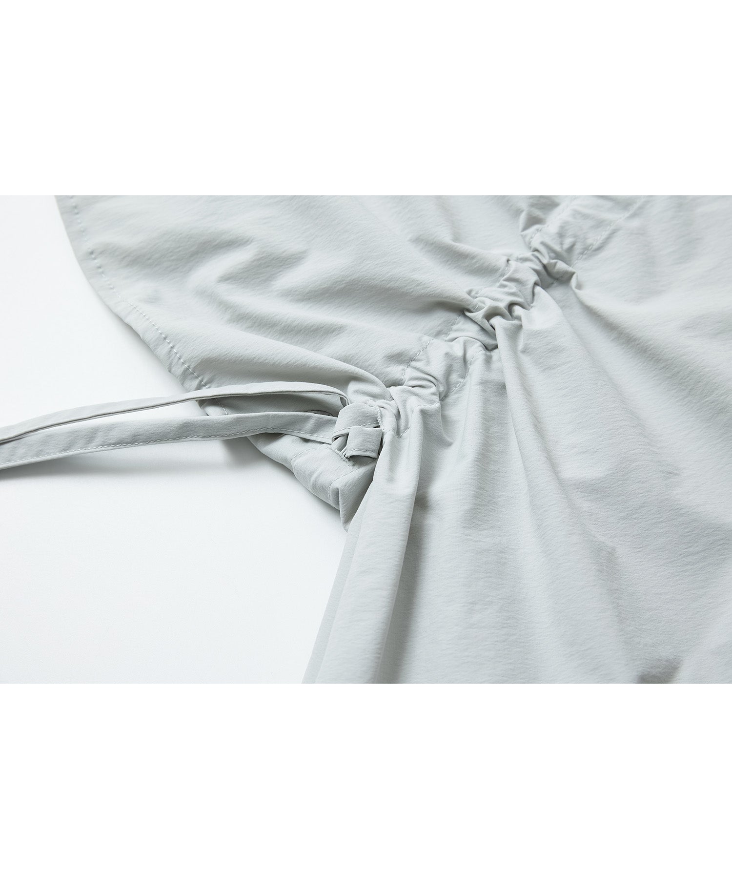 UV-blocking Back Drawstring Gather Cropped Light Jacket
