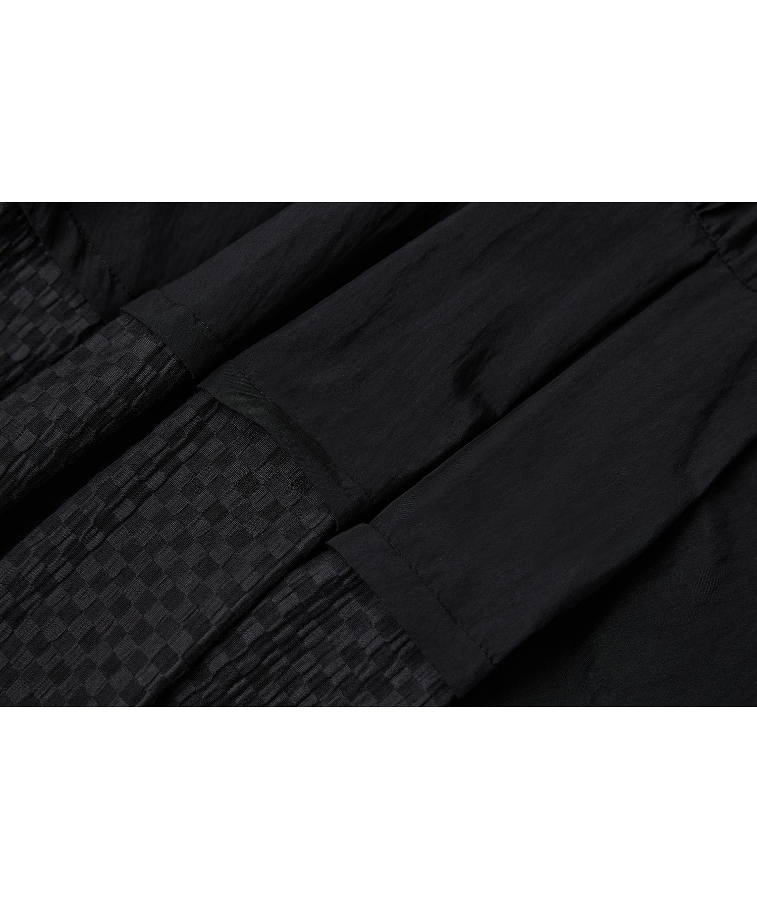 Contrast Panel Tie Detail Dress