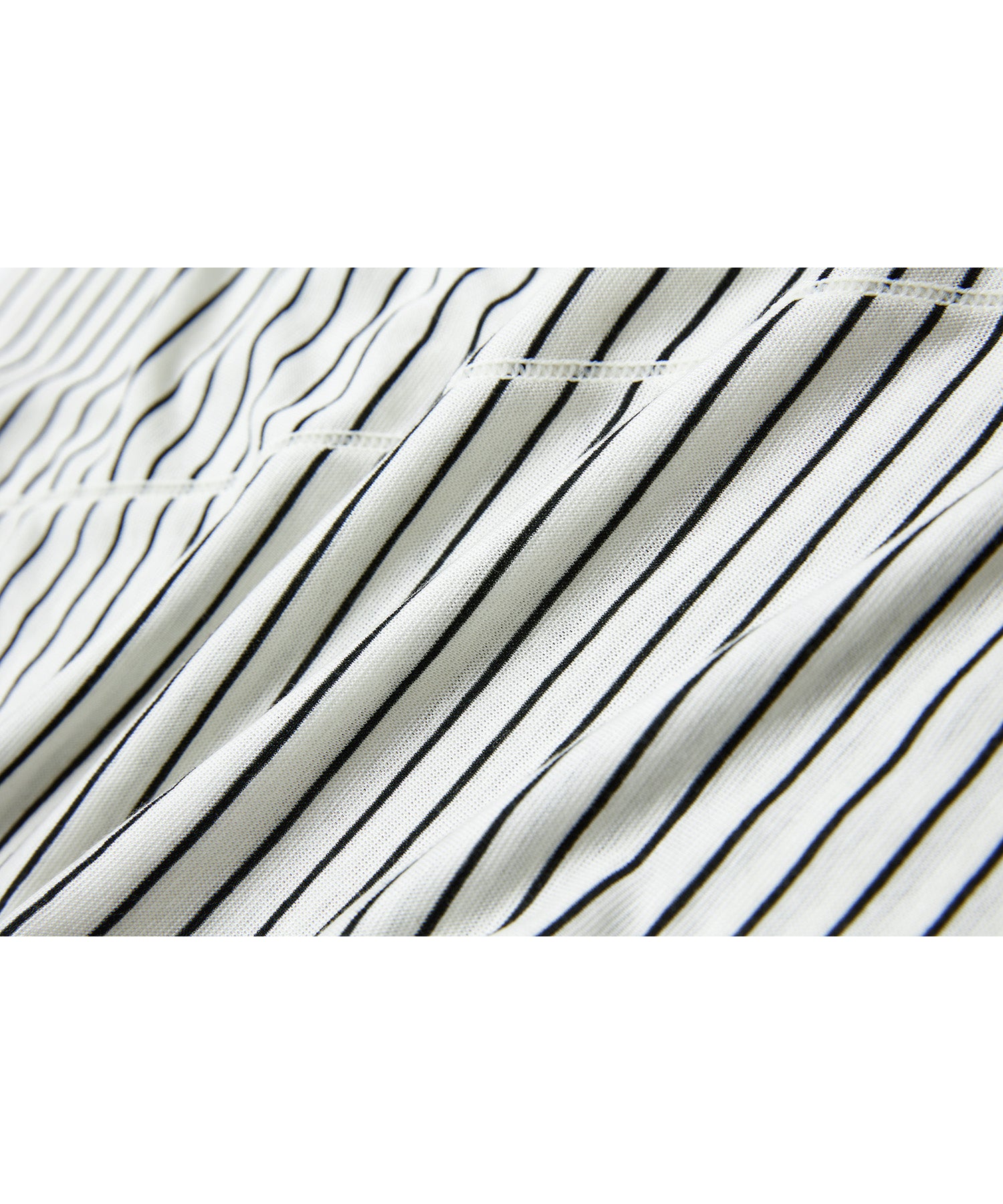 Asymmetric Hem Fitted T-Shirt in Lyocell Blend