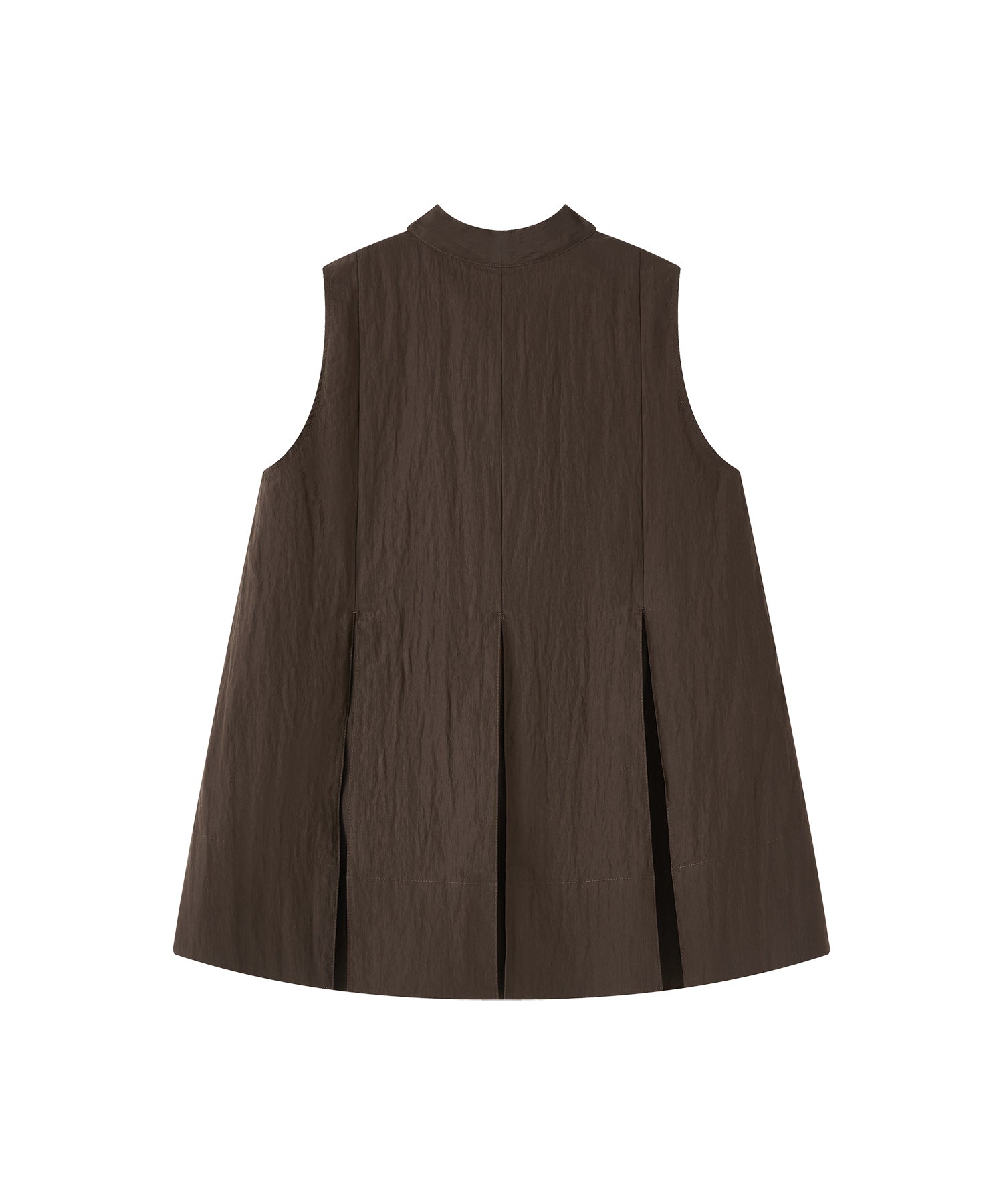 Tie-Neck Sleeveless Textured Blouse
