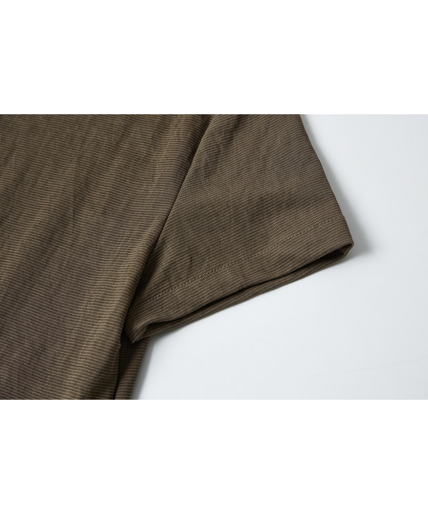 Asymmetric Gather Boat Neck Slim T-shirt