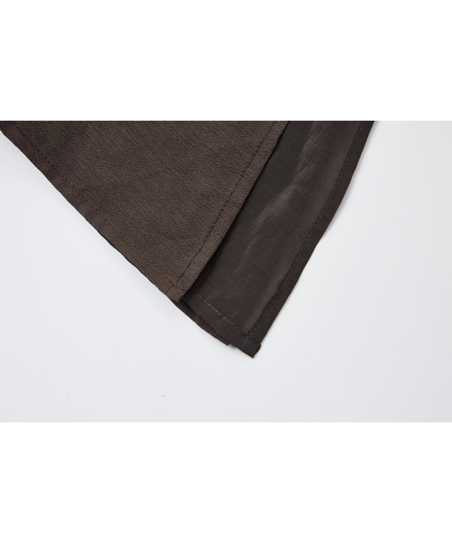 Tie-Detail Double-Layer Cold Shoulder Dress