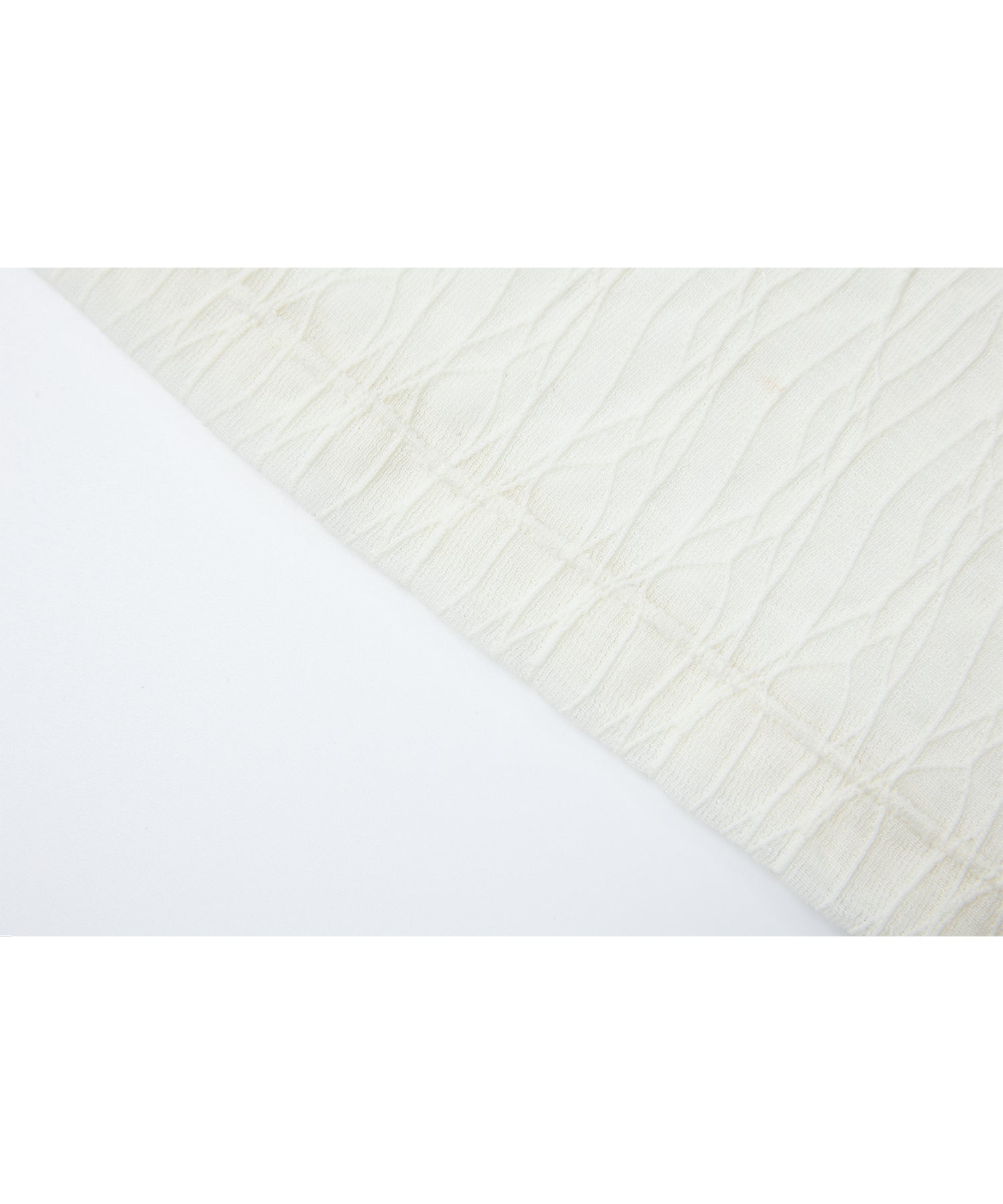 Jacquard Sheer Boat Neck Top