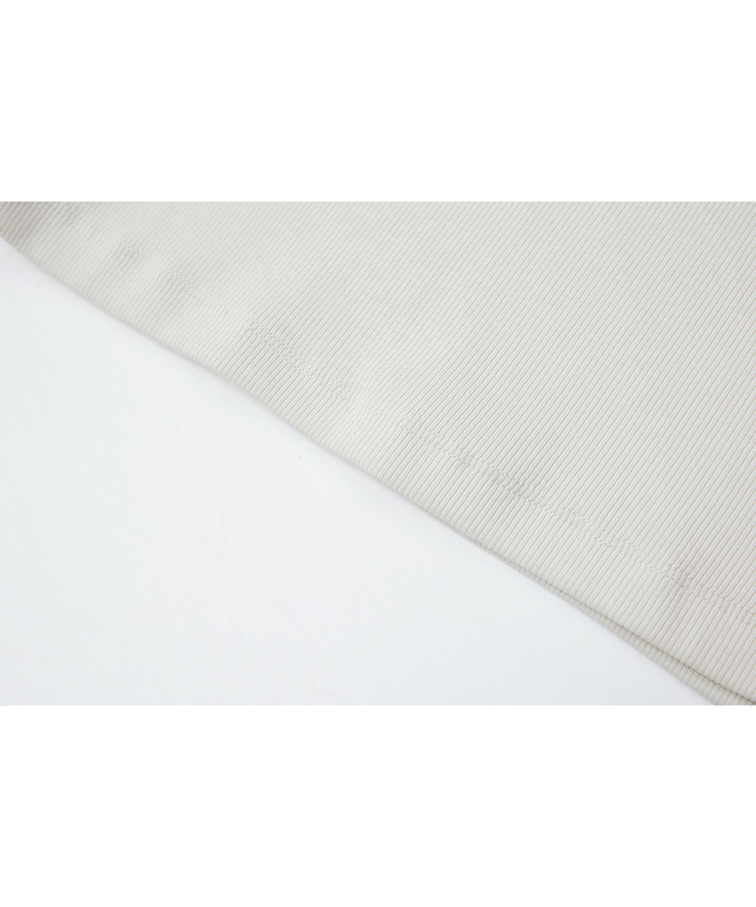 Stretch Ribbed U-Neck Tank Top