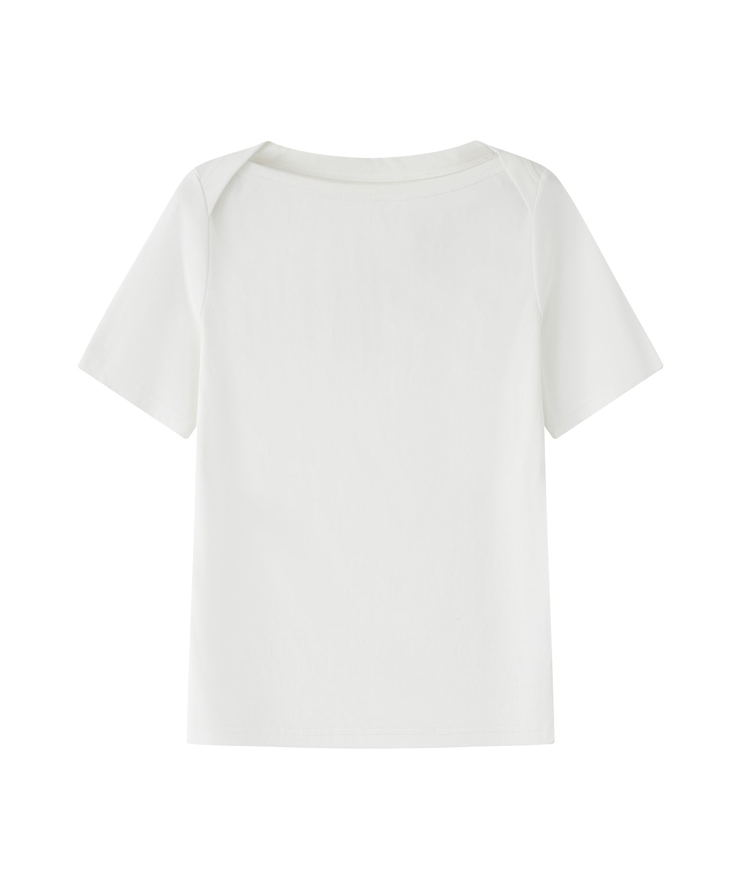 Supima Cotton Boat Neck T-Shirt