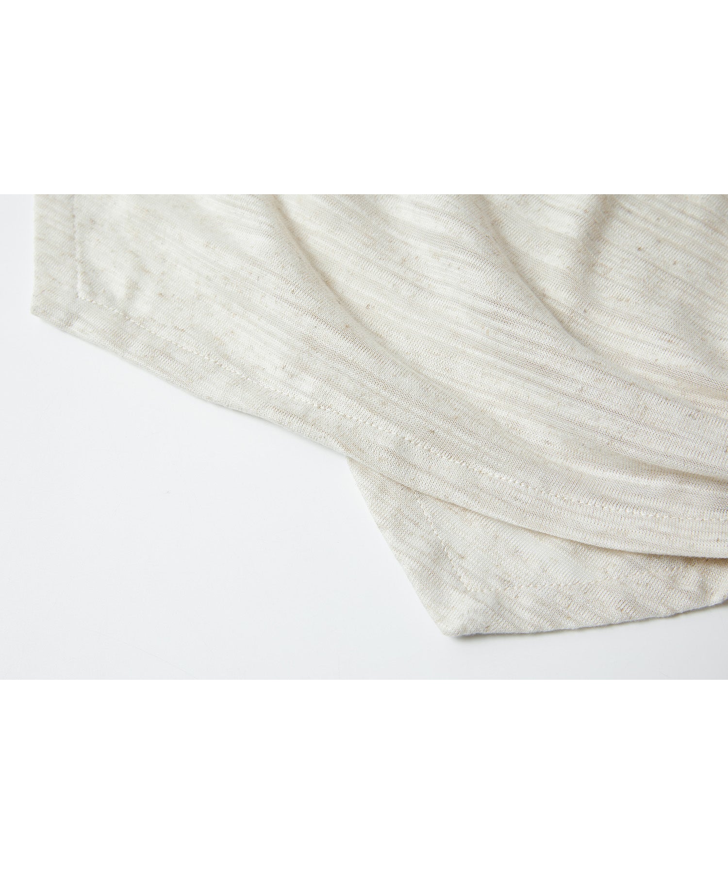 Asymmetric Gather Linen Blend Tank Top