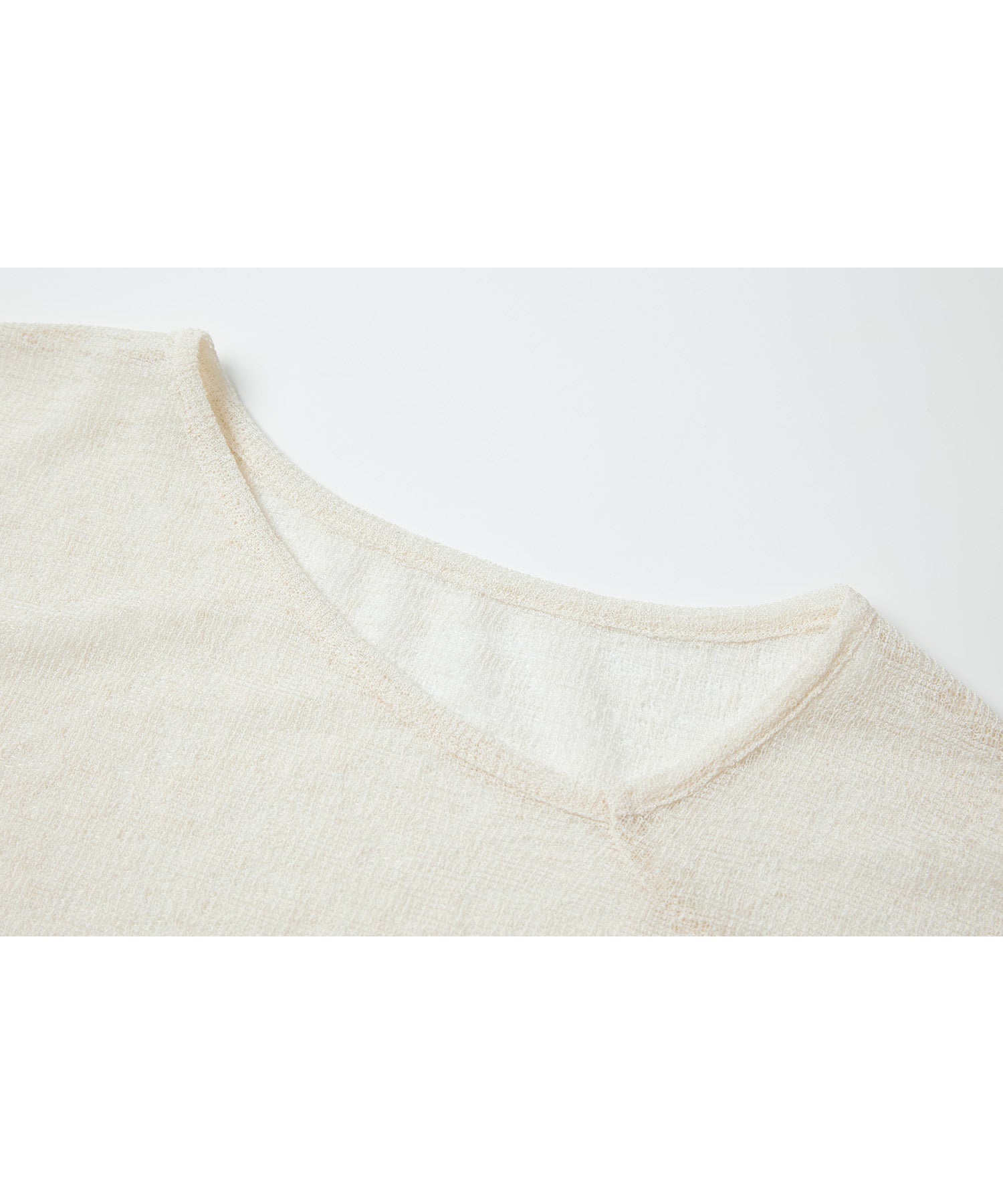 Sheer Asymmetric Sleeveless Top