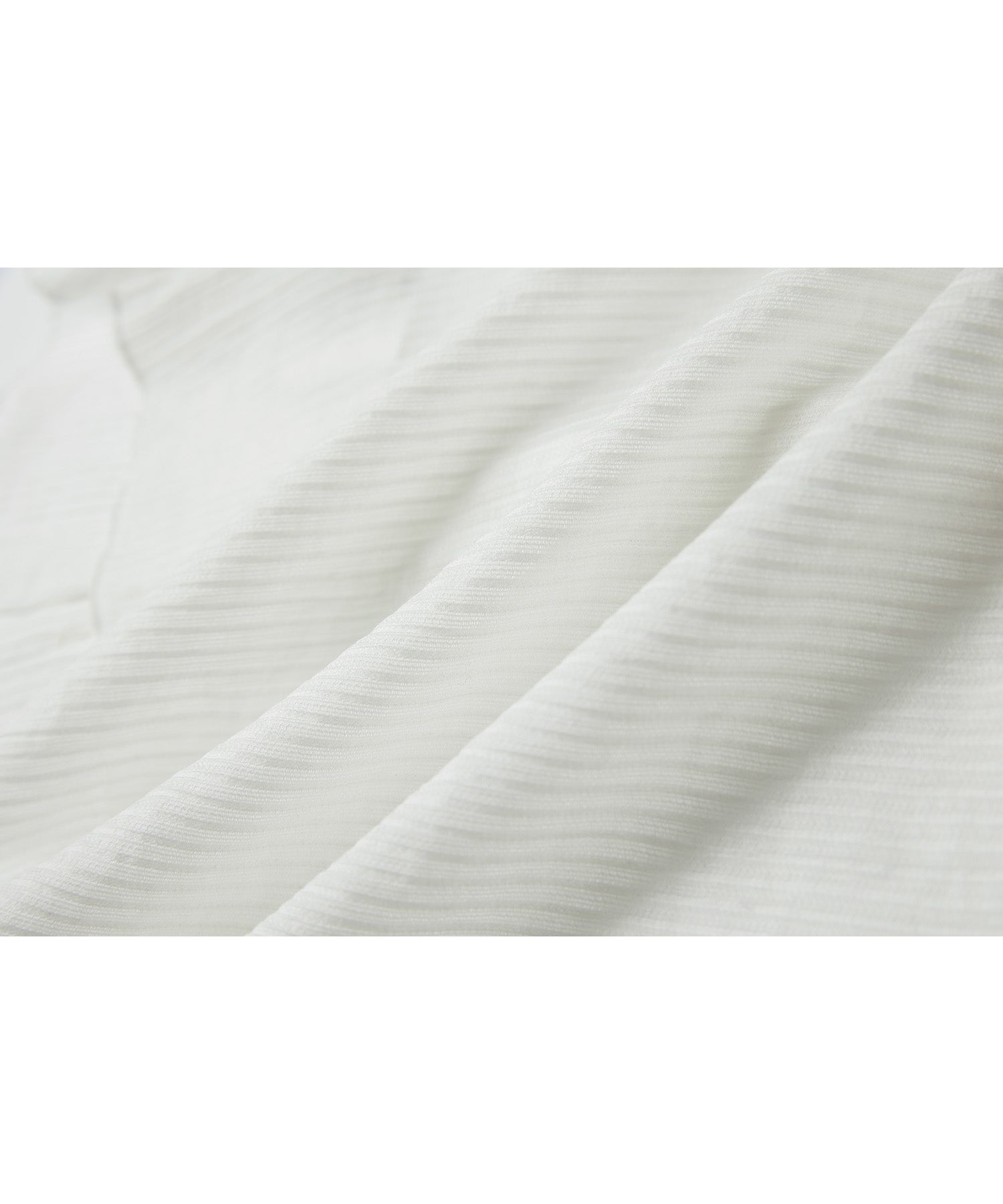 Lyocell Blend Sheer Stripe Sleeveless Cardigan