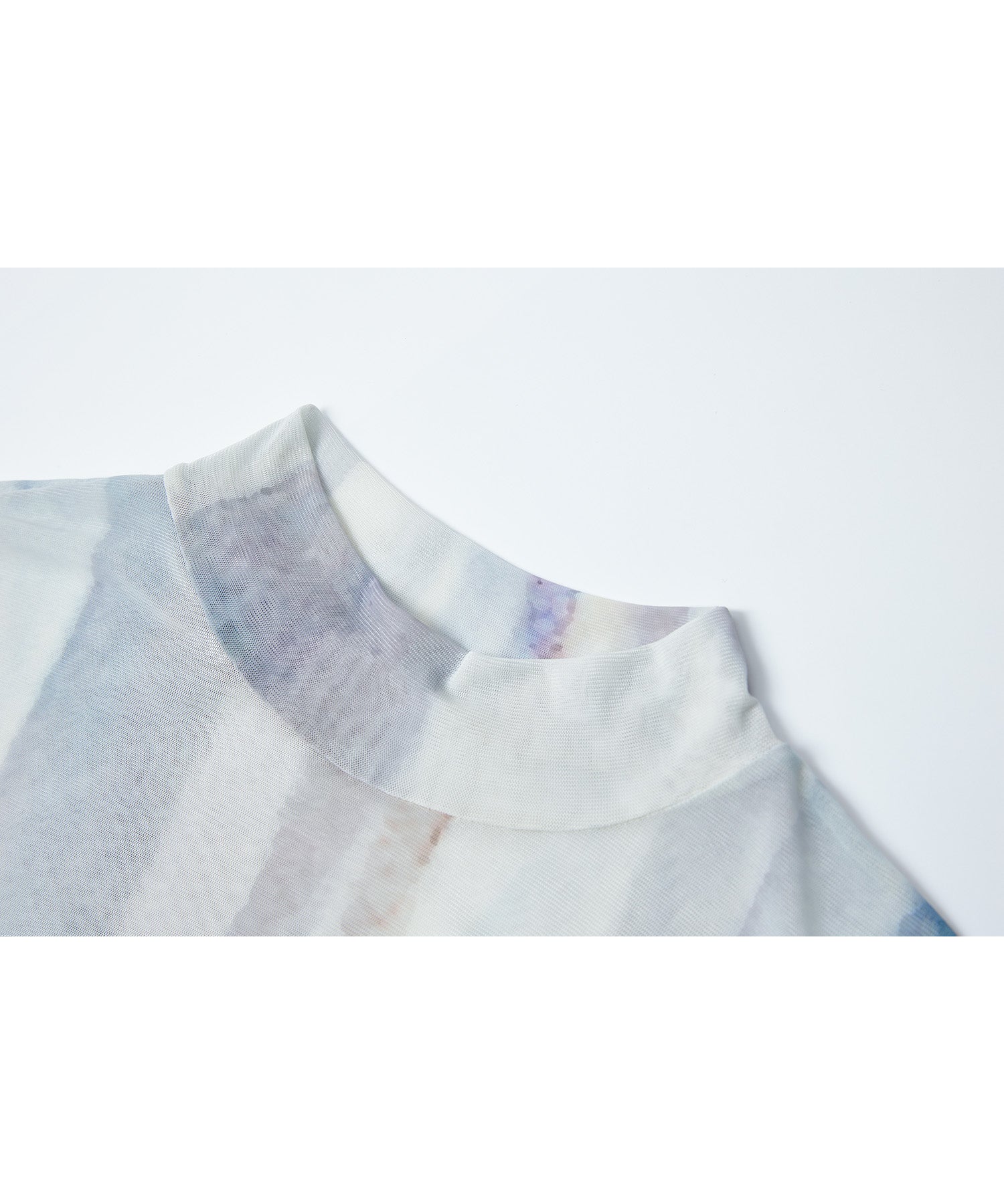 Art Print Sheer Top