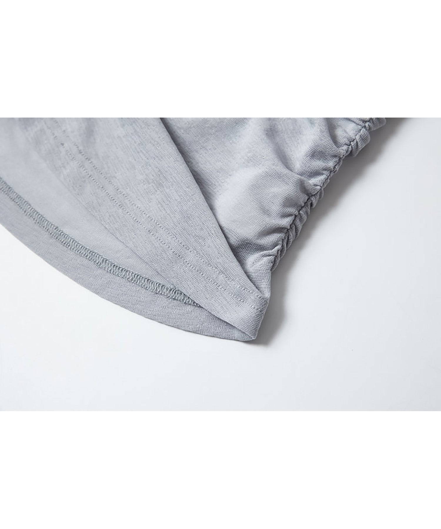 Asymmetric Gather Sheer Sleeveless Top