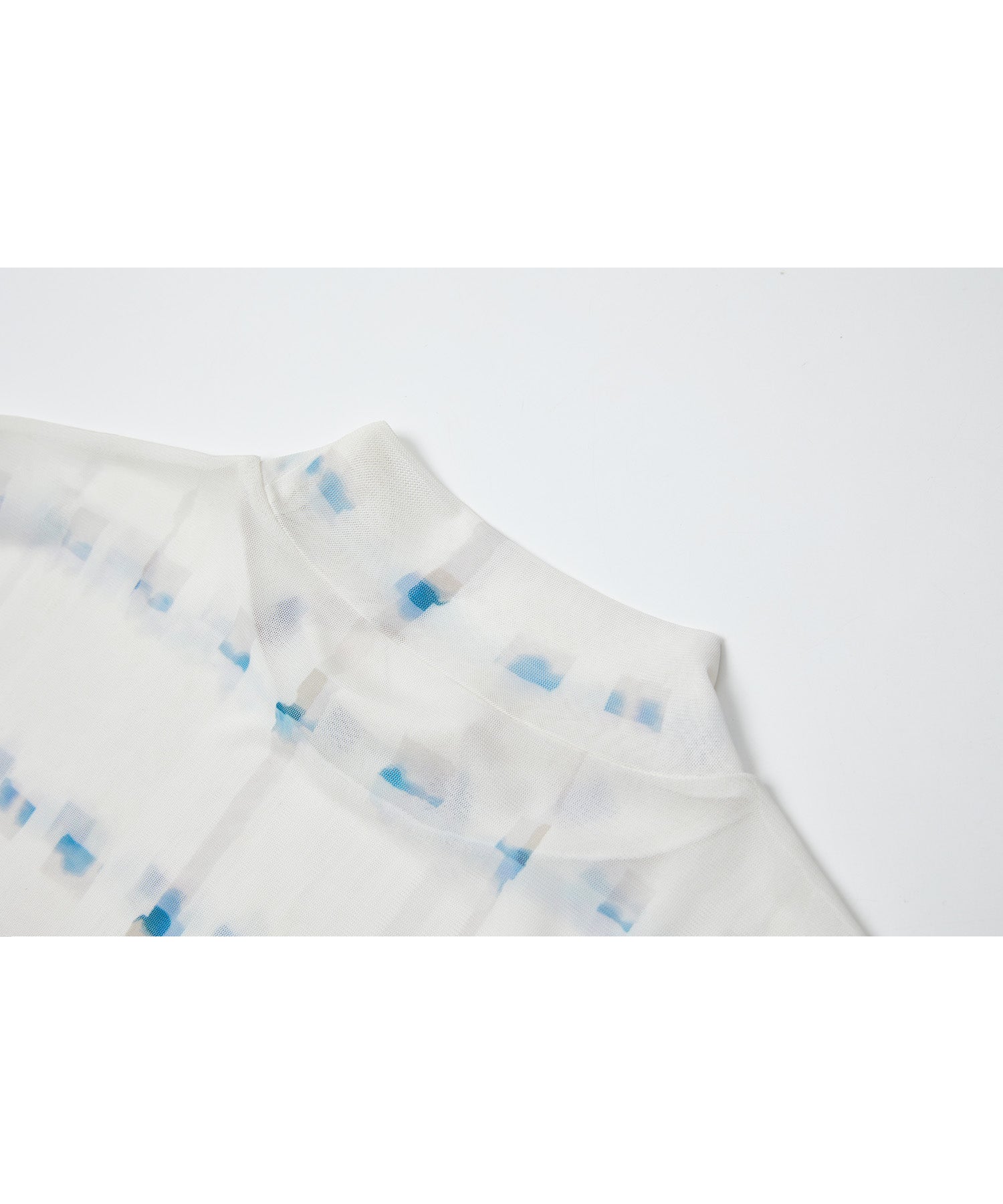 Art Print Sheer Top