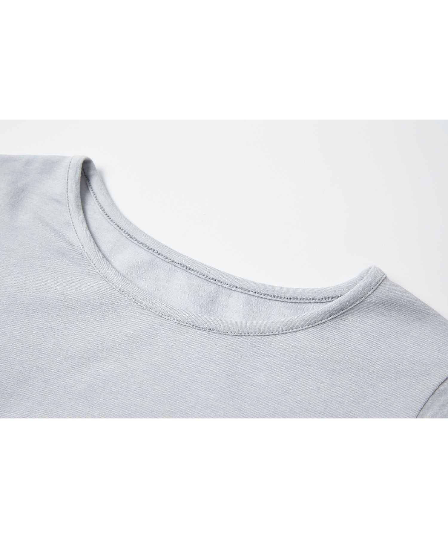 Slimming Solid Color Tee Set with Halter Detail