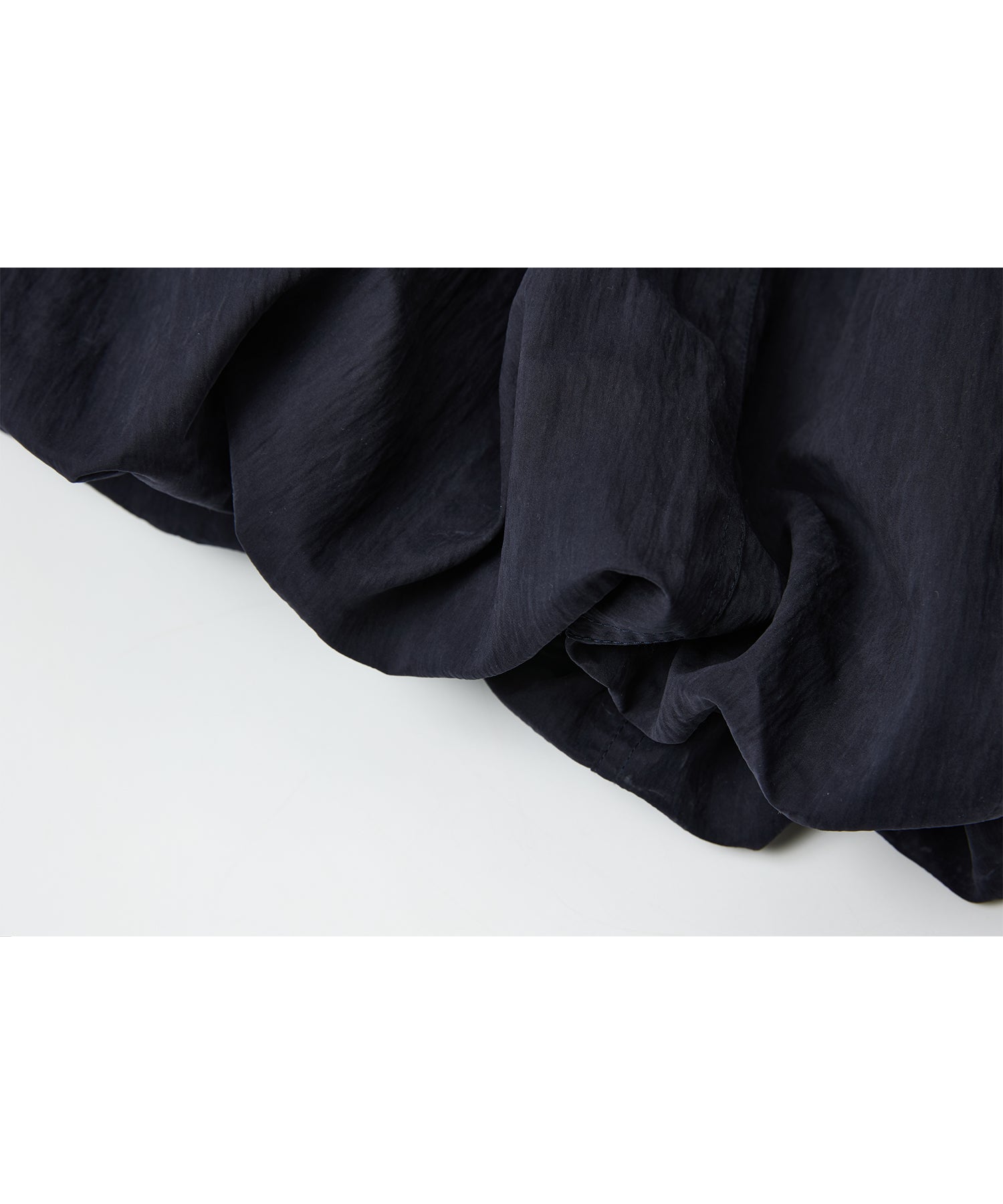 Structured Balloon Silhouette Long Skirt